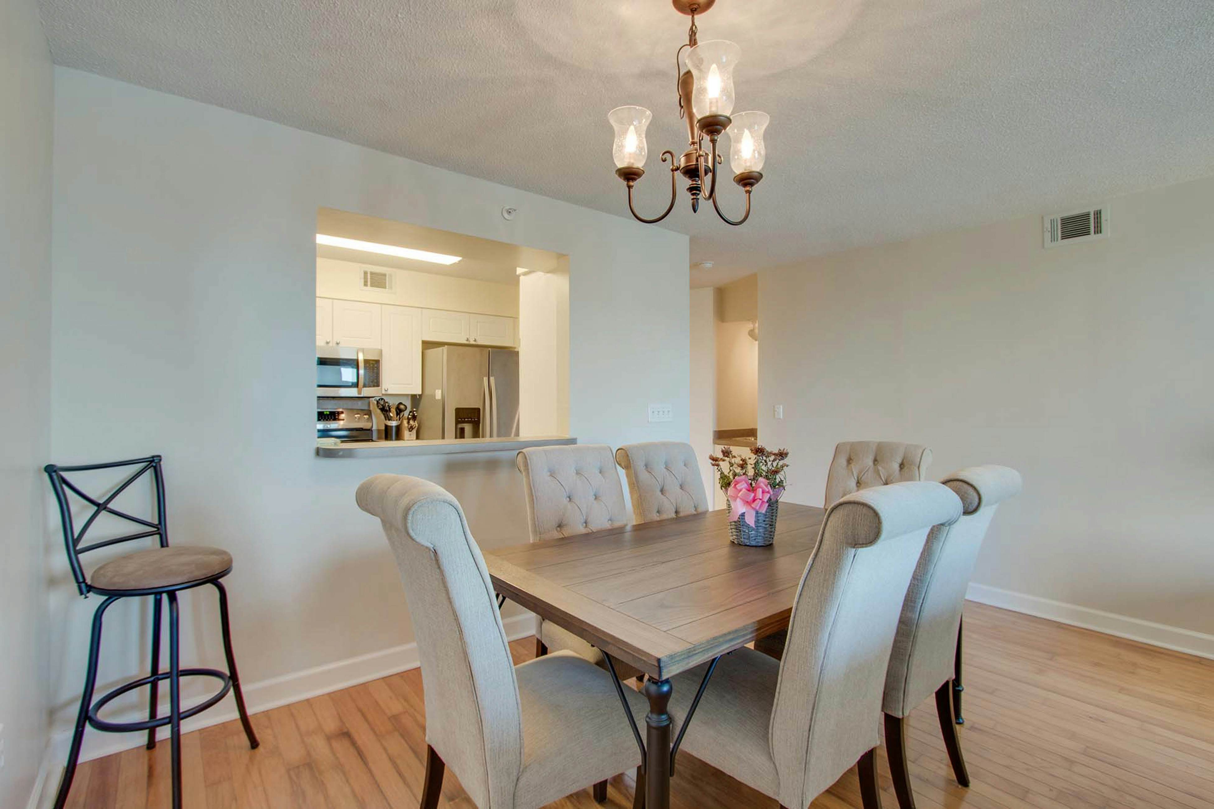 Second-floor condo with river views and access to a community pool