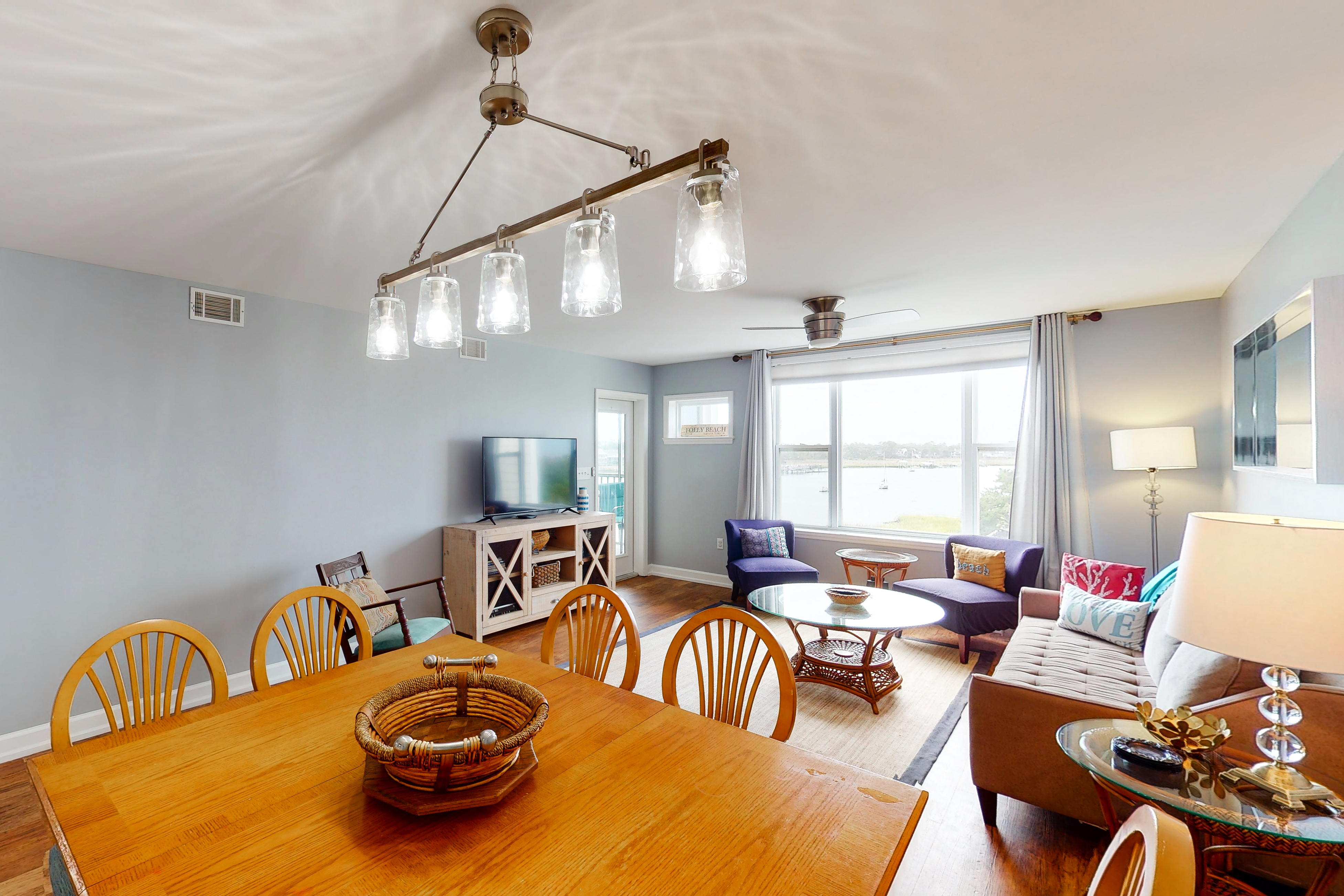 Stunning Condo with Amazing Views of Folly River - Close to Historic Charleston