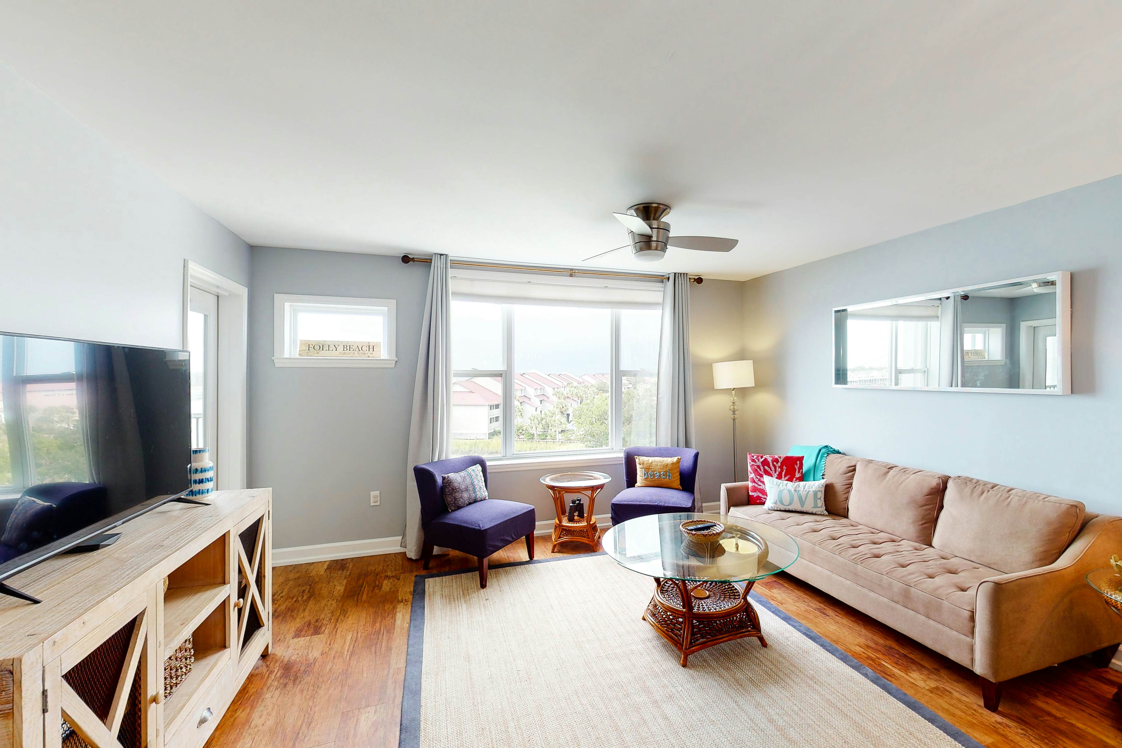 Stunning Condo with Amazing Views of Folly River - Close to Historic Charleston