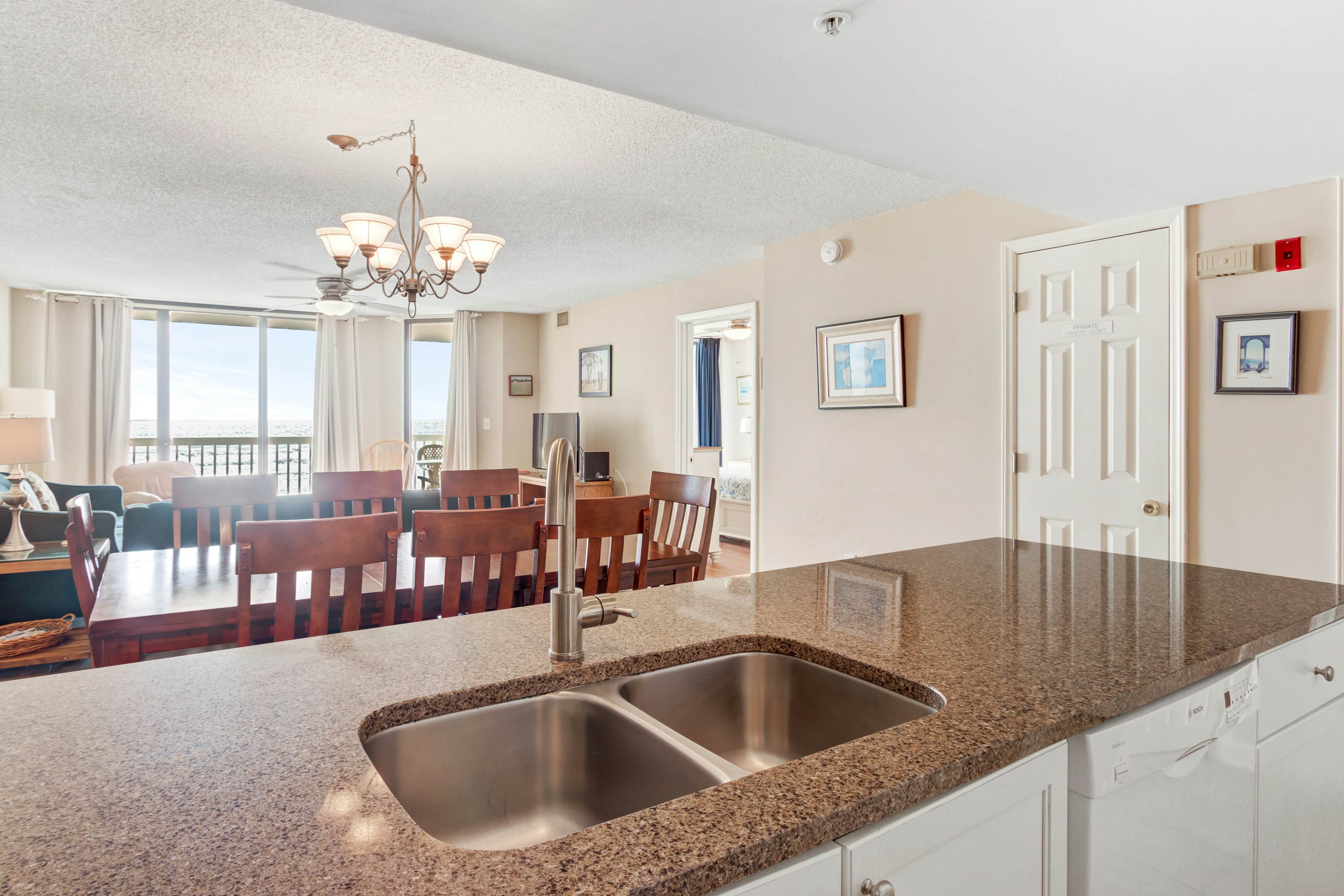 Oceanfront villa steps from the beach w/private balcony & shared pool