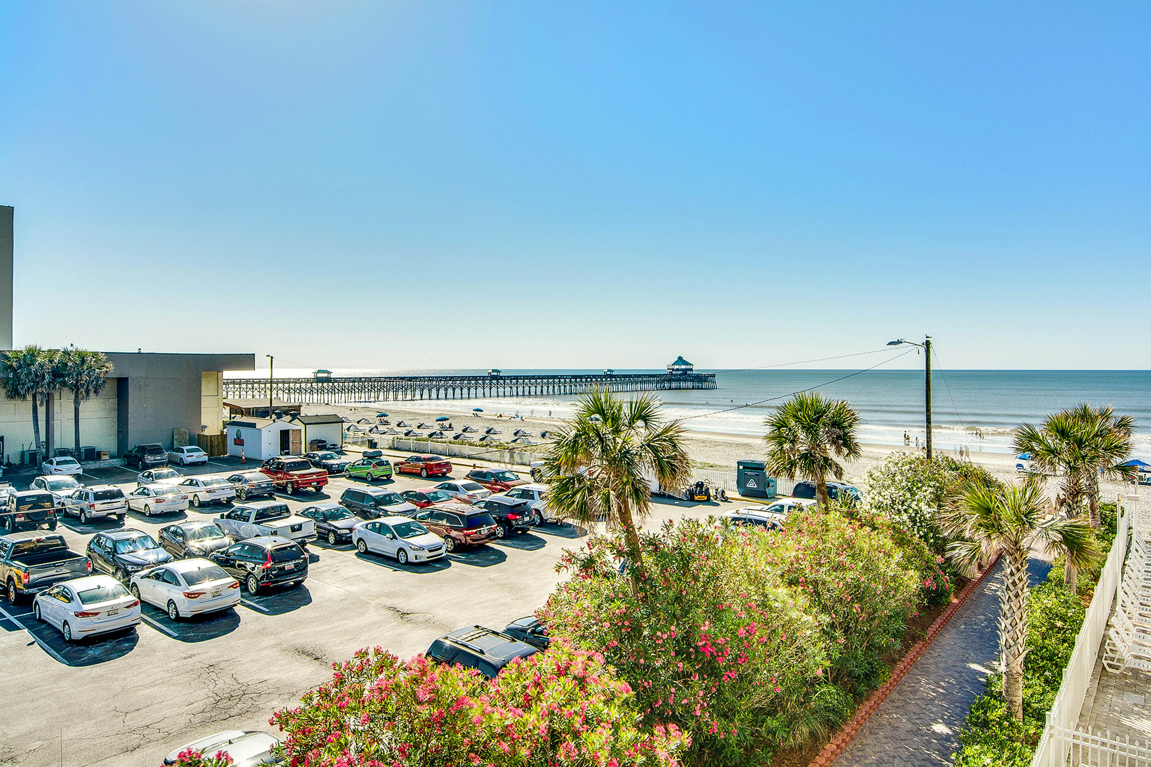 Oceanfront villa steps from the beach w/private balcony & shared pool