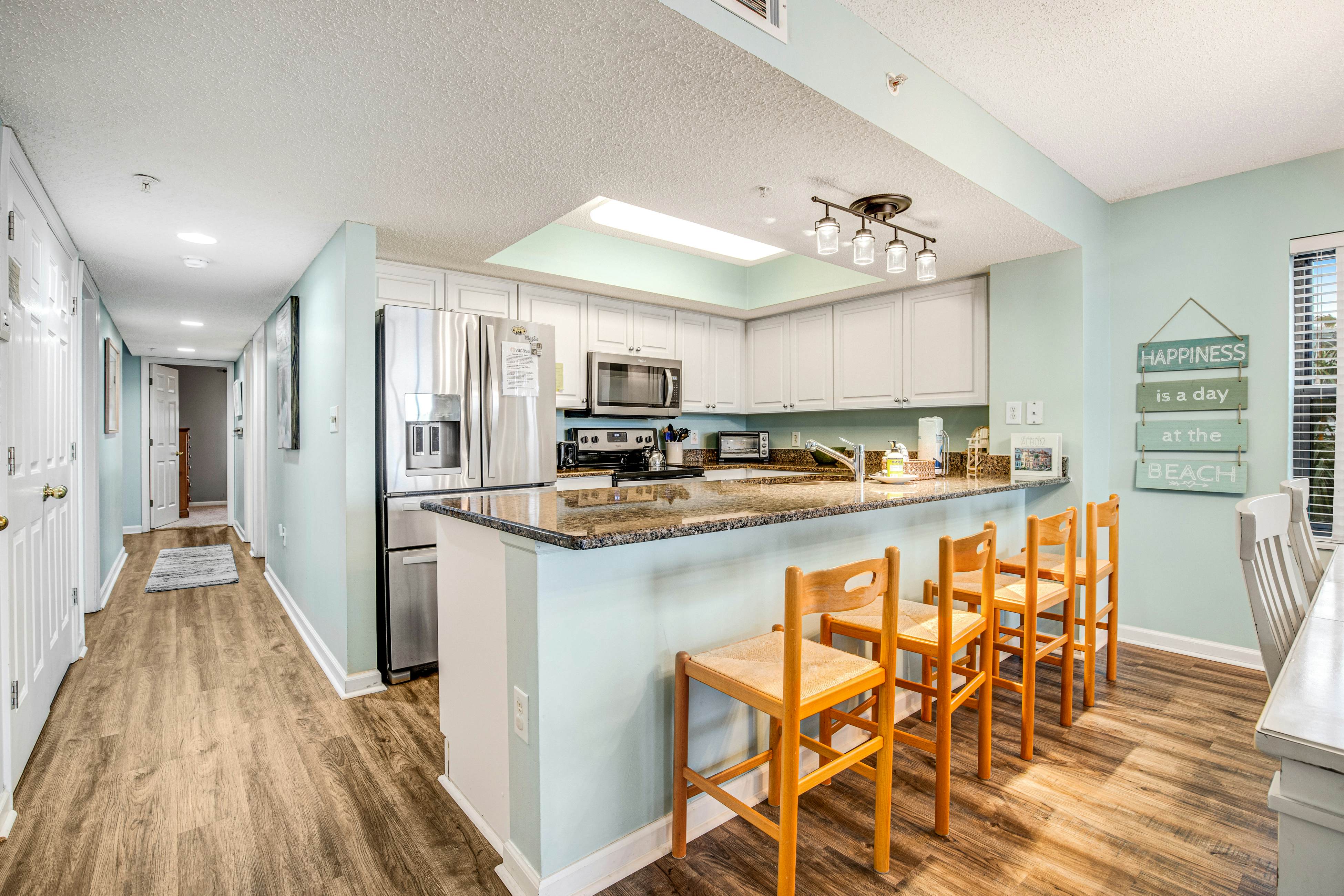 Updated oceanfront condo