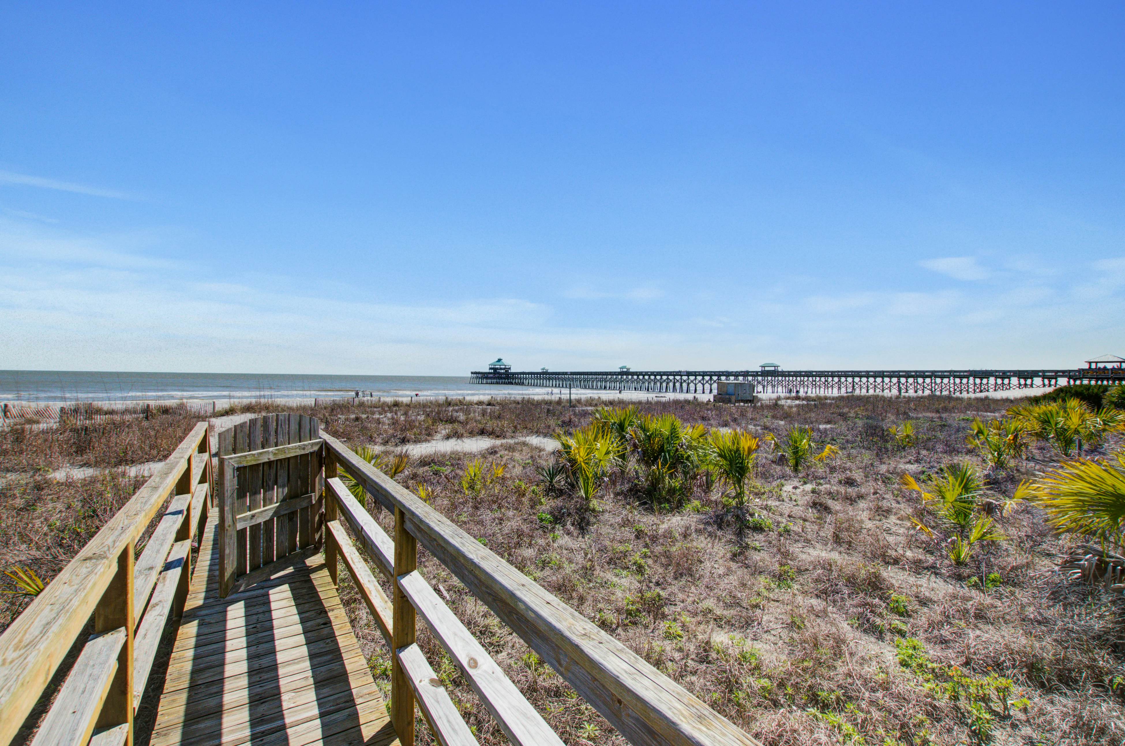 First-floor villa w/beach and ocean views from spacious balcony