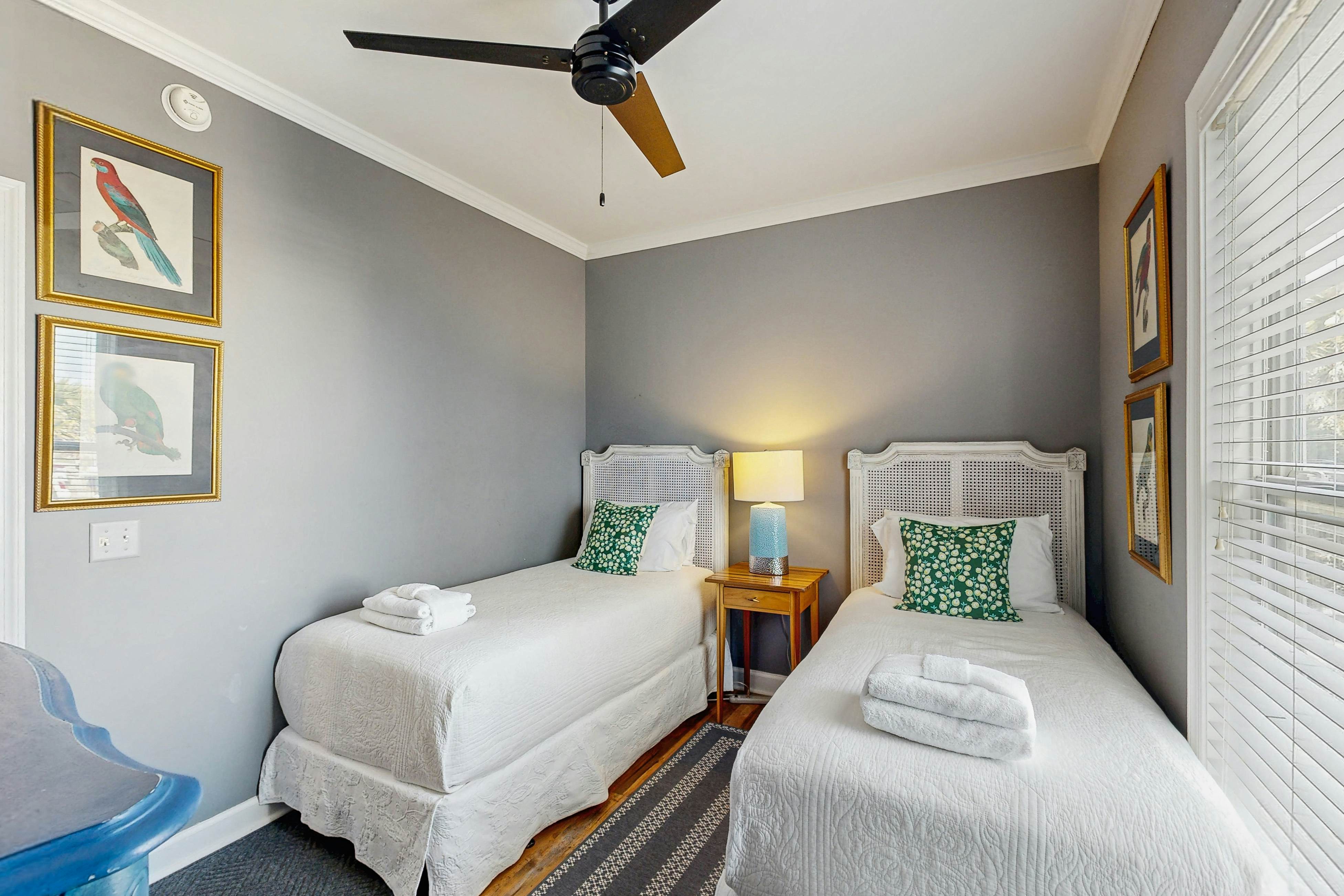 First-floor villa w/beach and ocean views from spacious balcony