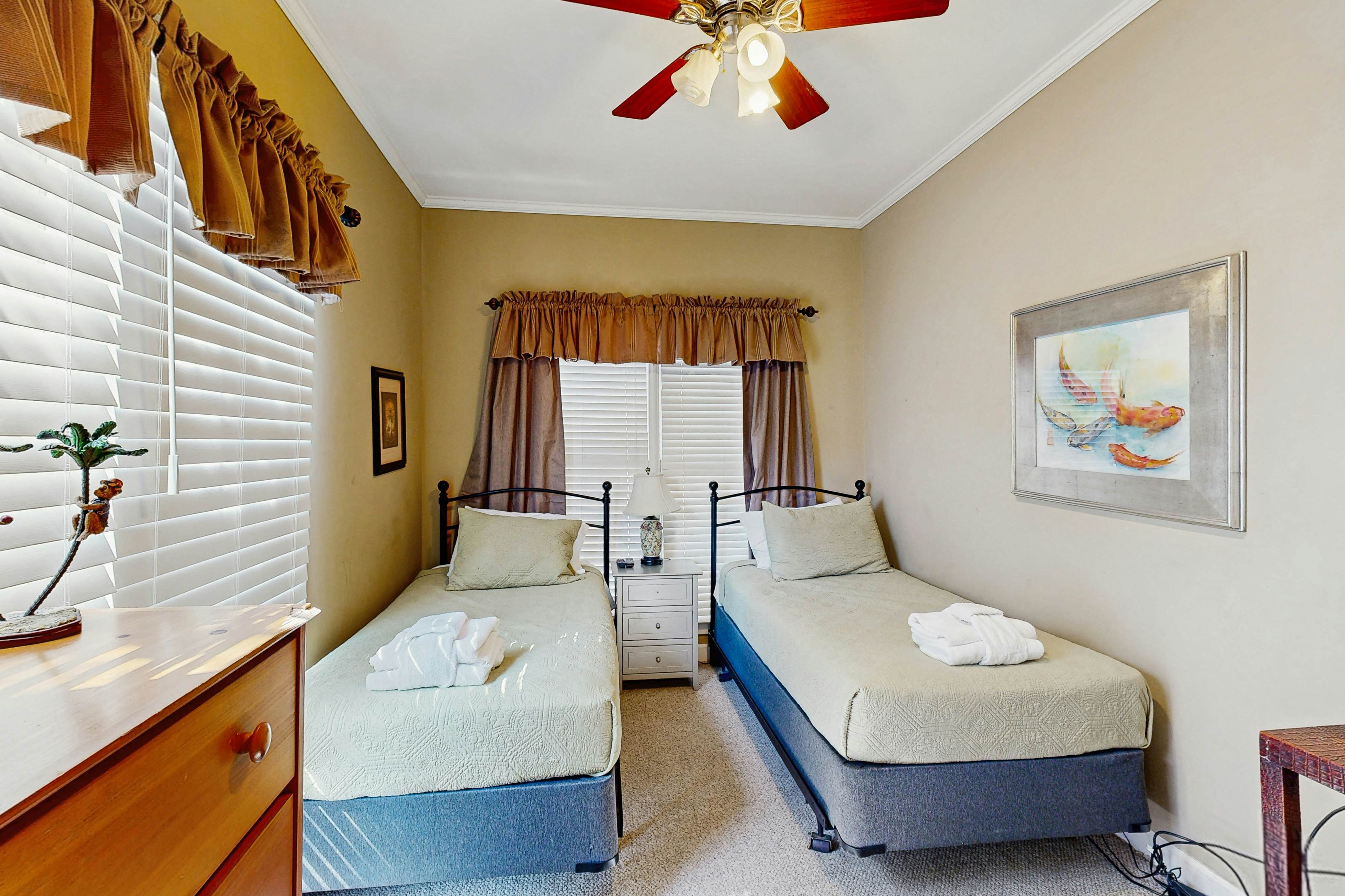 Oceanfront, first-level villa steps from the beach with a balcony & shared pool