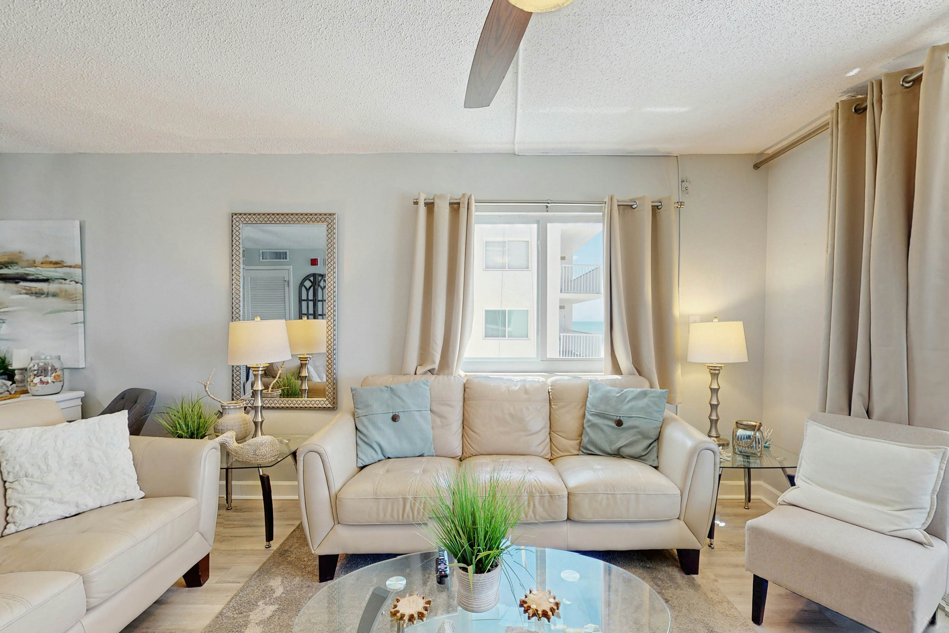 Direct beachfront beauty with sweeping coastal views