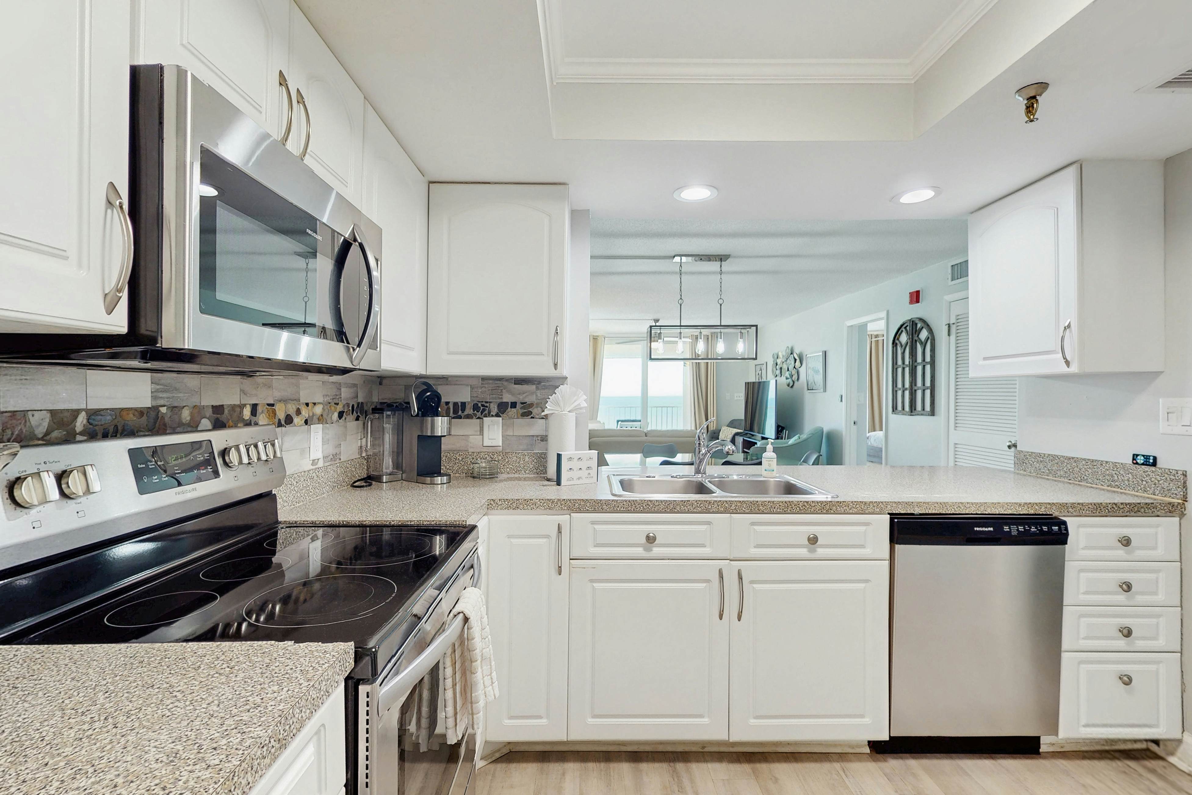 Direct beachfront beauty with sweeping coastal views