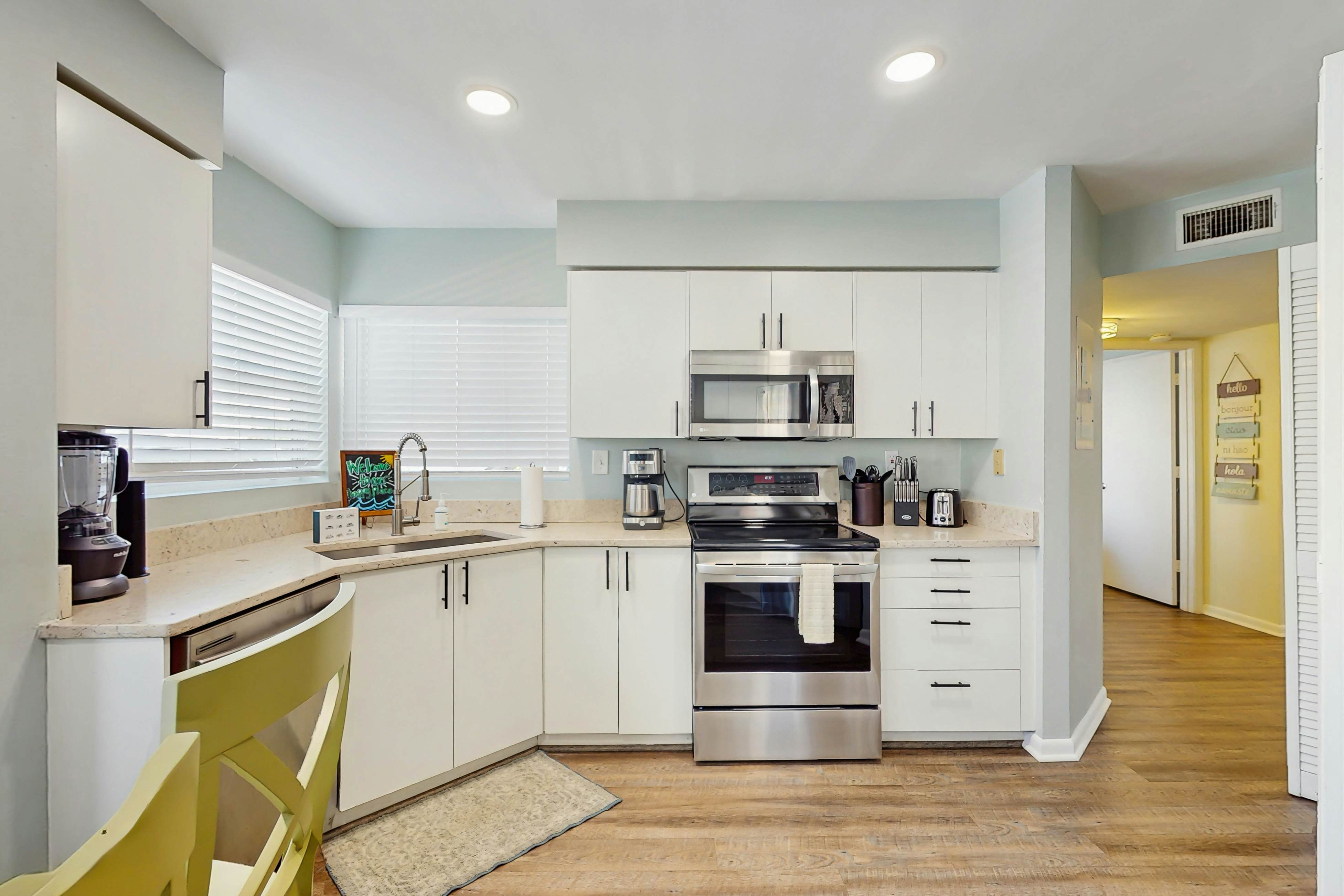 Beautiful condo near beaches & activities with pool access and golf course view