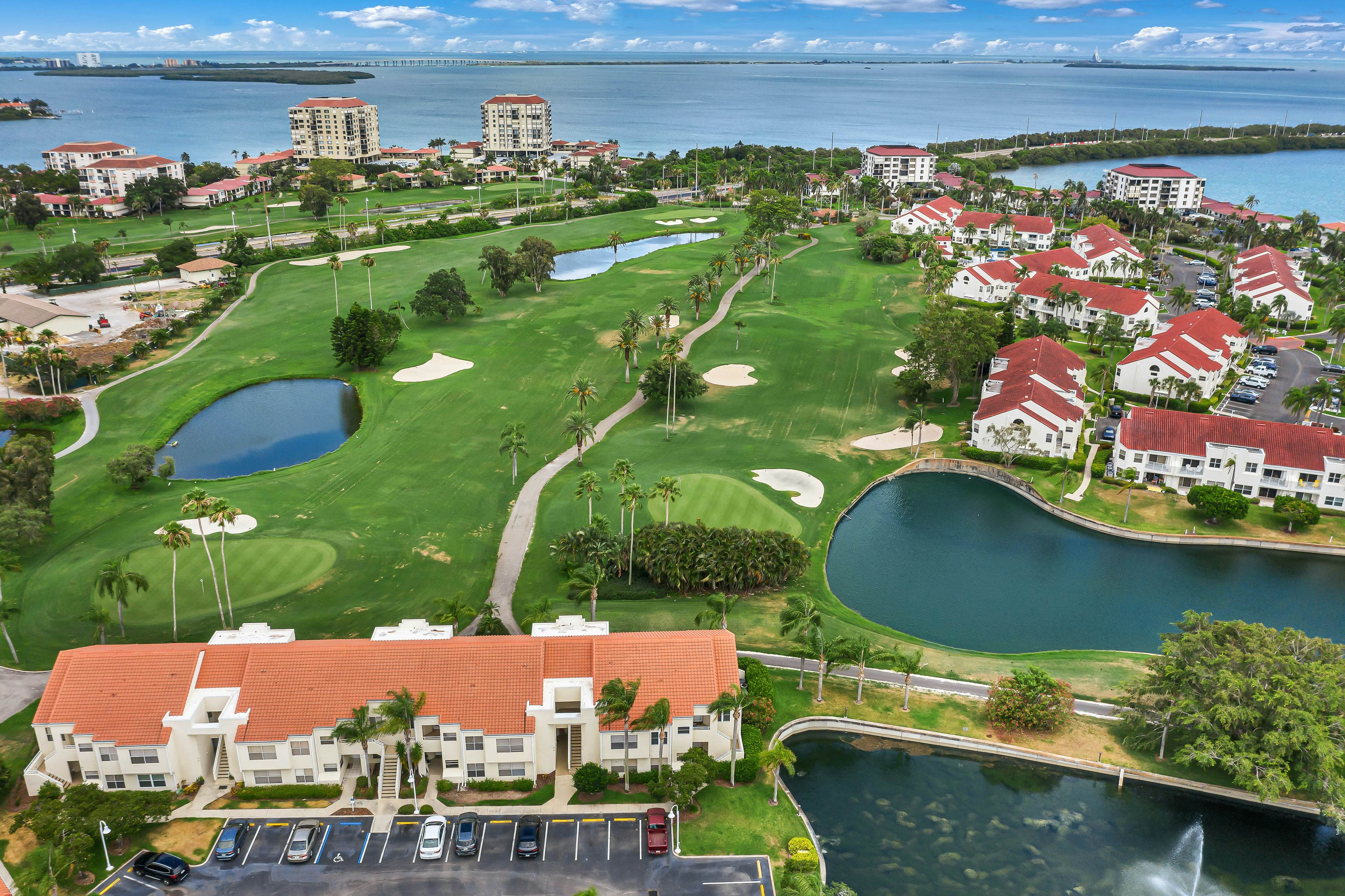 Beautiful condo near beaches & activities with pool access and golf course view