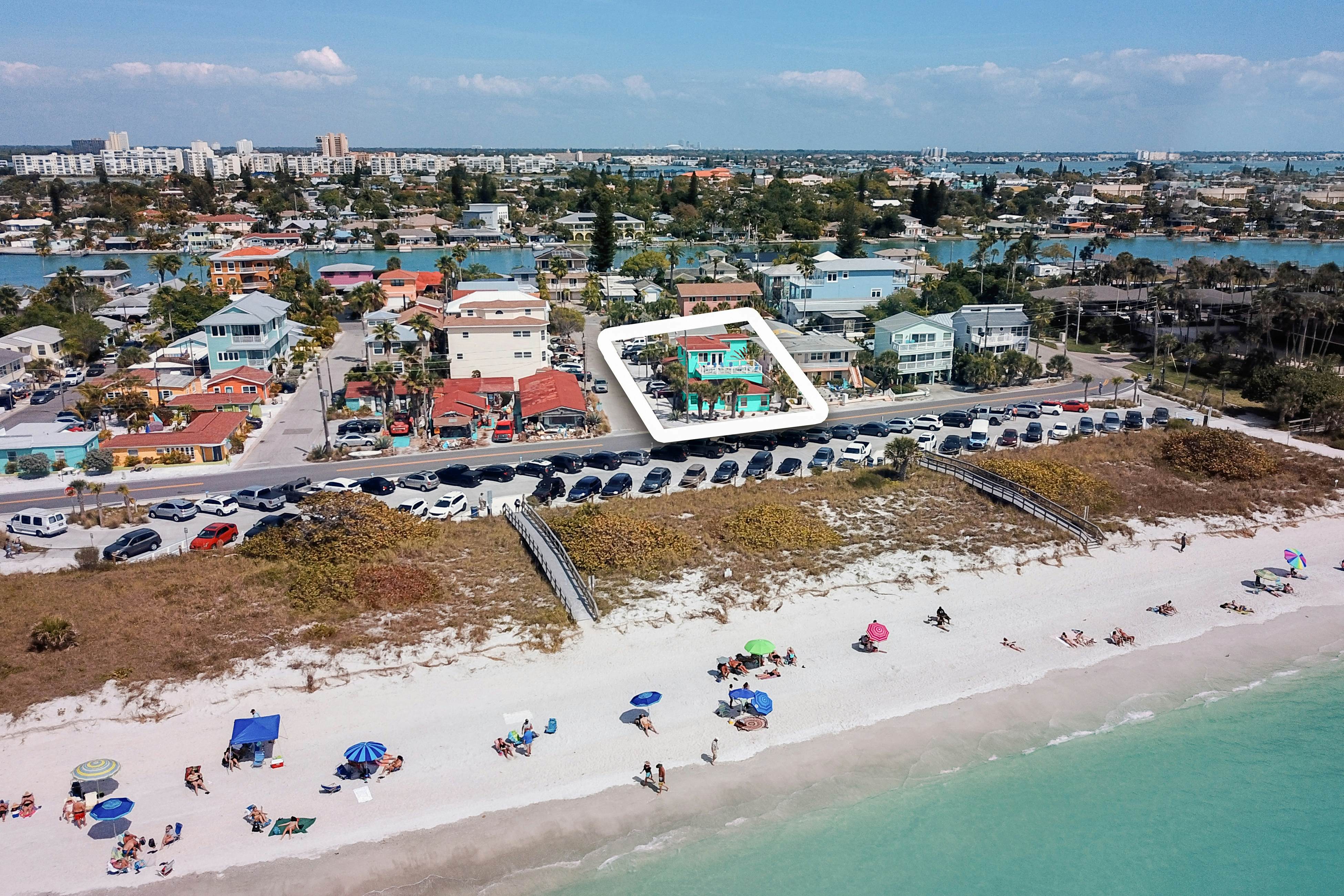 Treasure Island paradise with pool & Gulf-view deck - steps to Sunset Beach