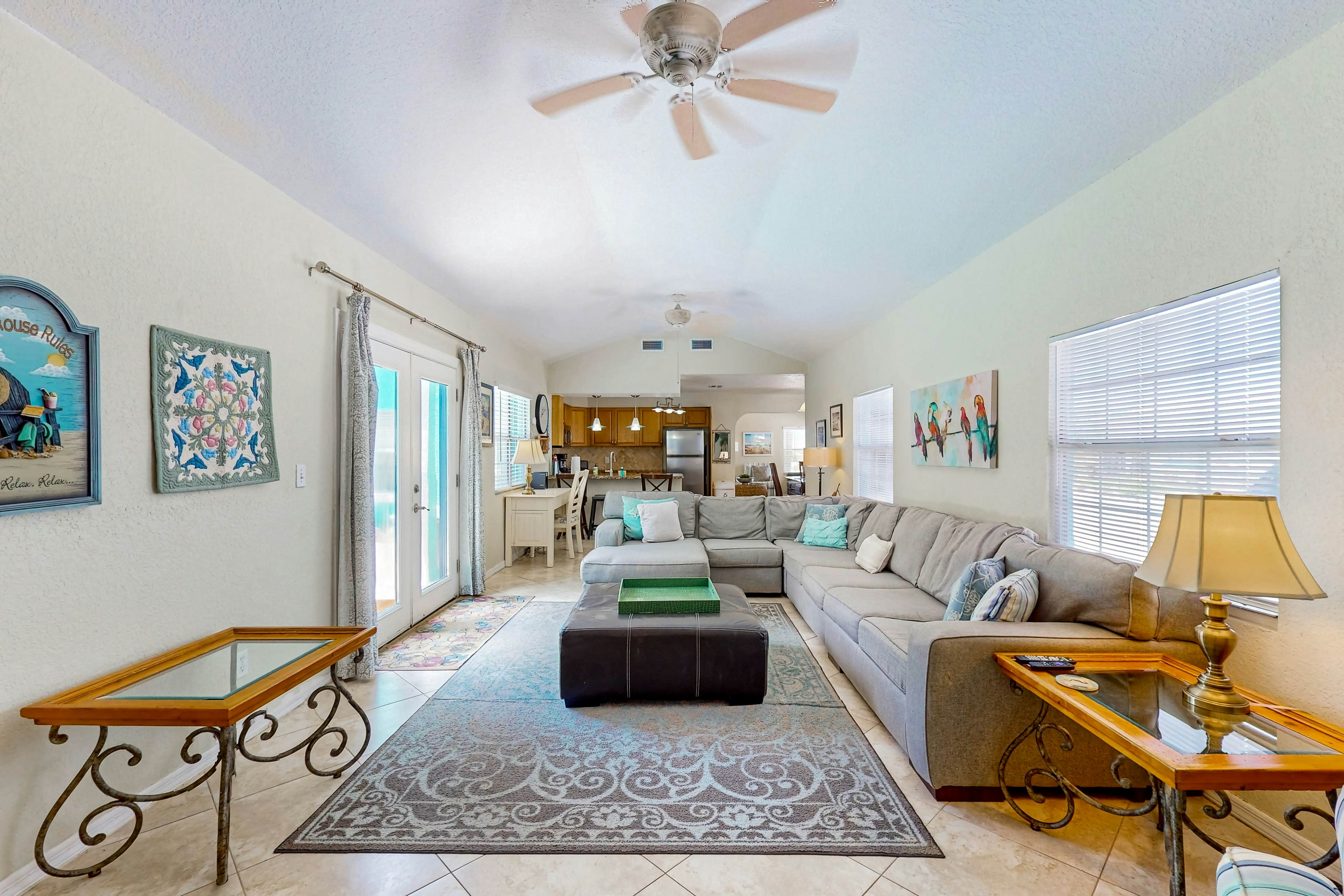 Treasure Island paradise with pool & Gulf-view deck - steps to Sunset Beach