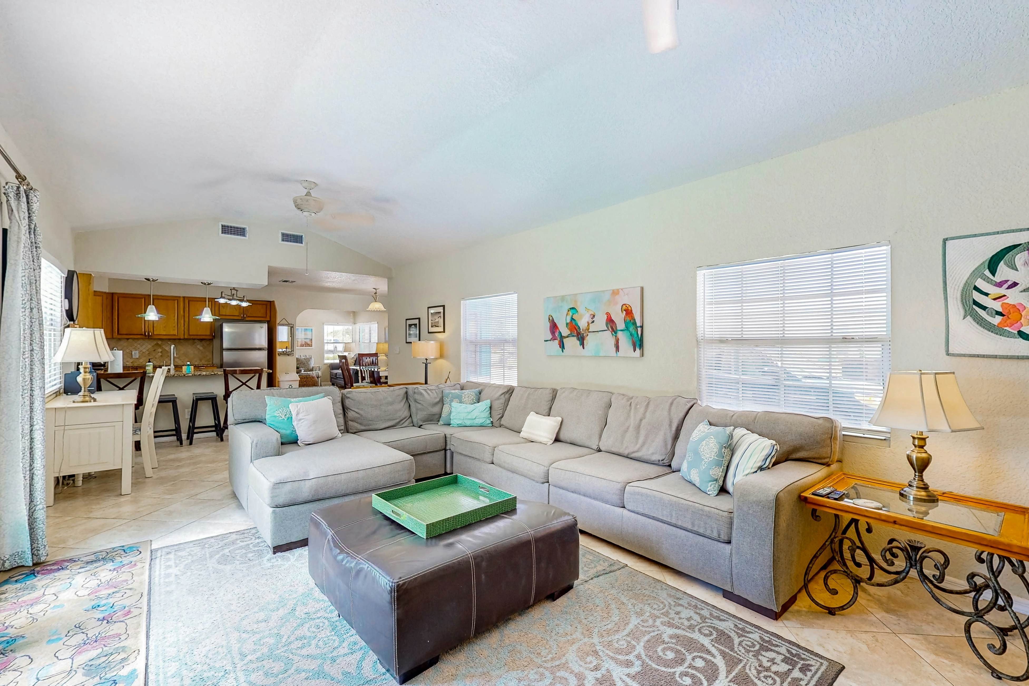 Treasure Island paradise with pool & Gulf-view deck - steps to Sunset Beach