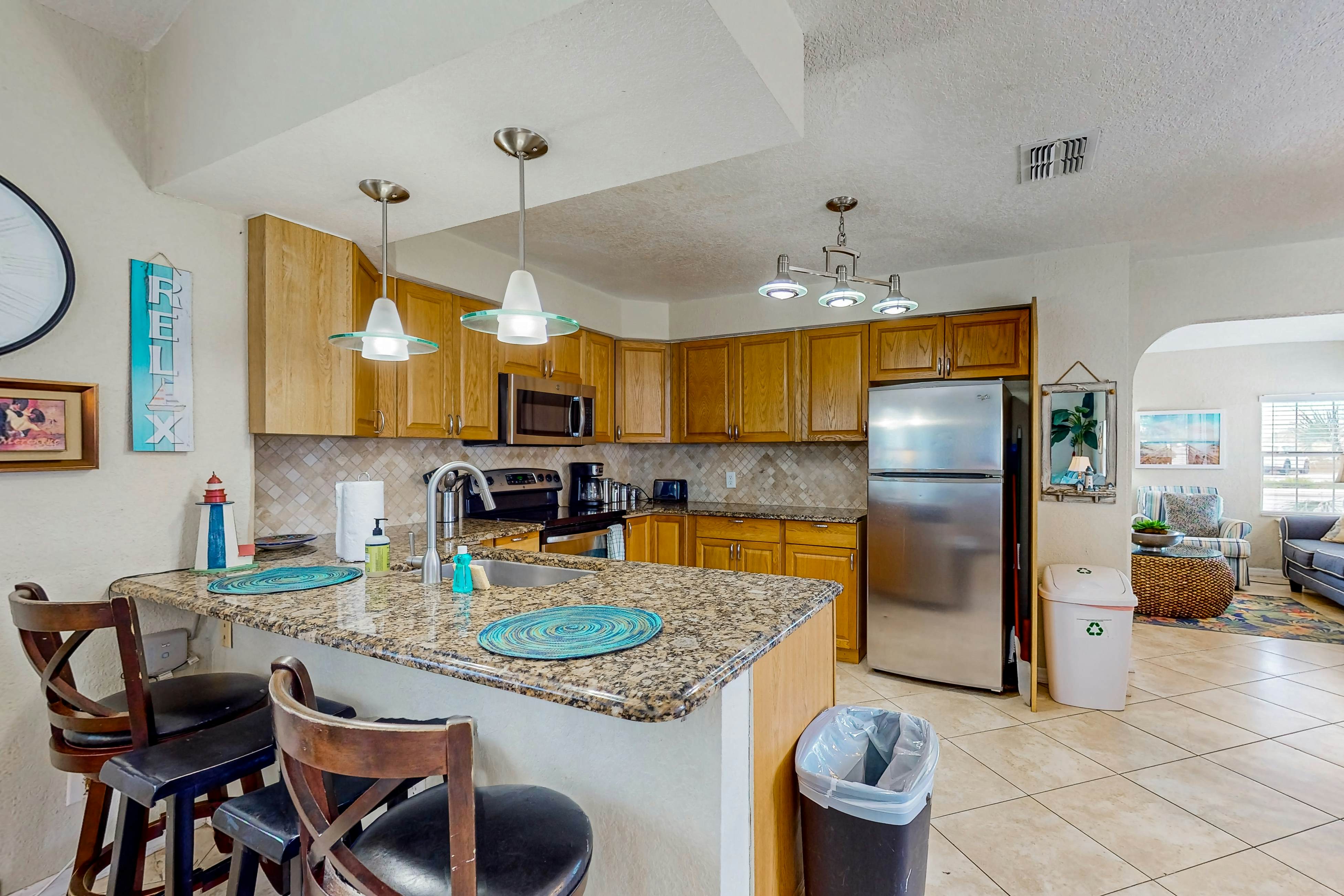 Treasure Island paradise with pool & Gulf-view deck - steps to Sunset Beach