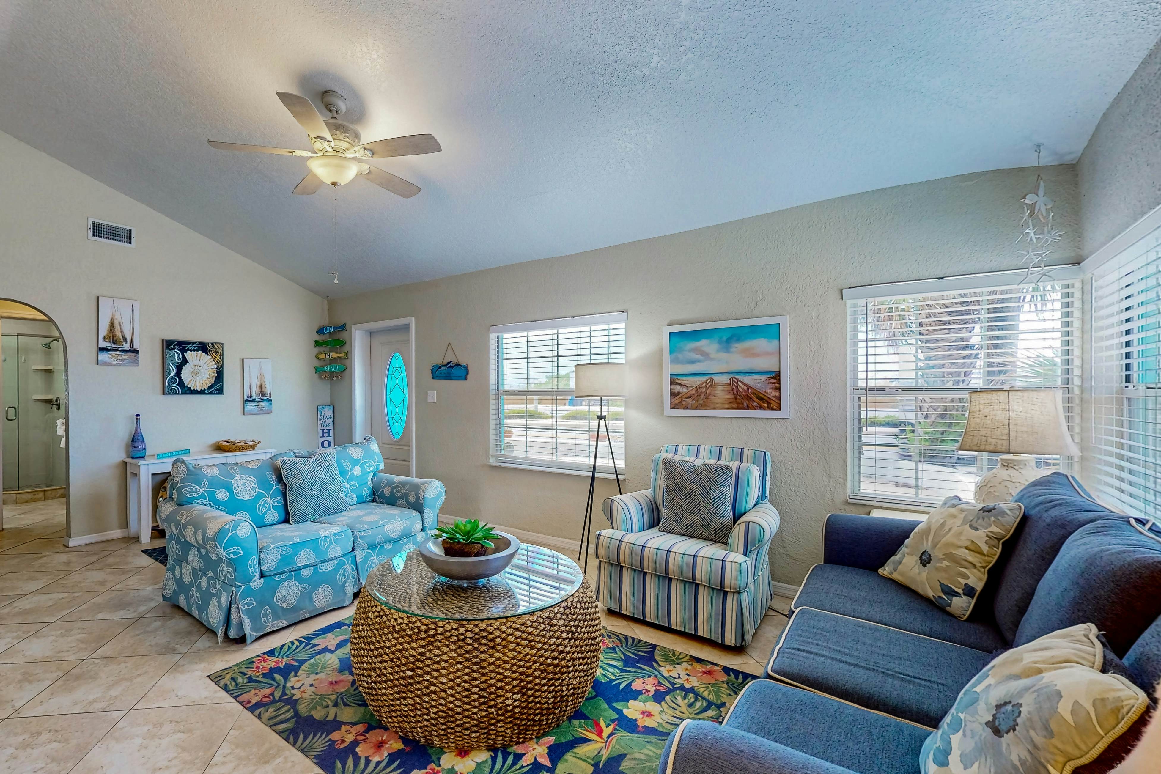 Treasure Island paradise with pool & Gulf-view deck - steps to Sunset Beach