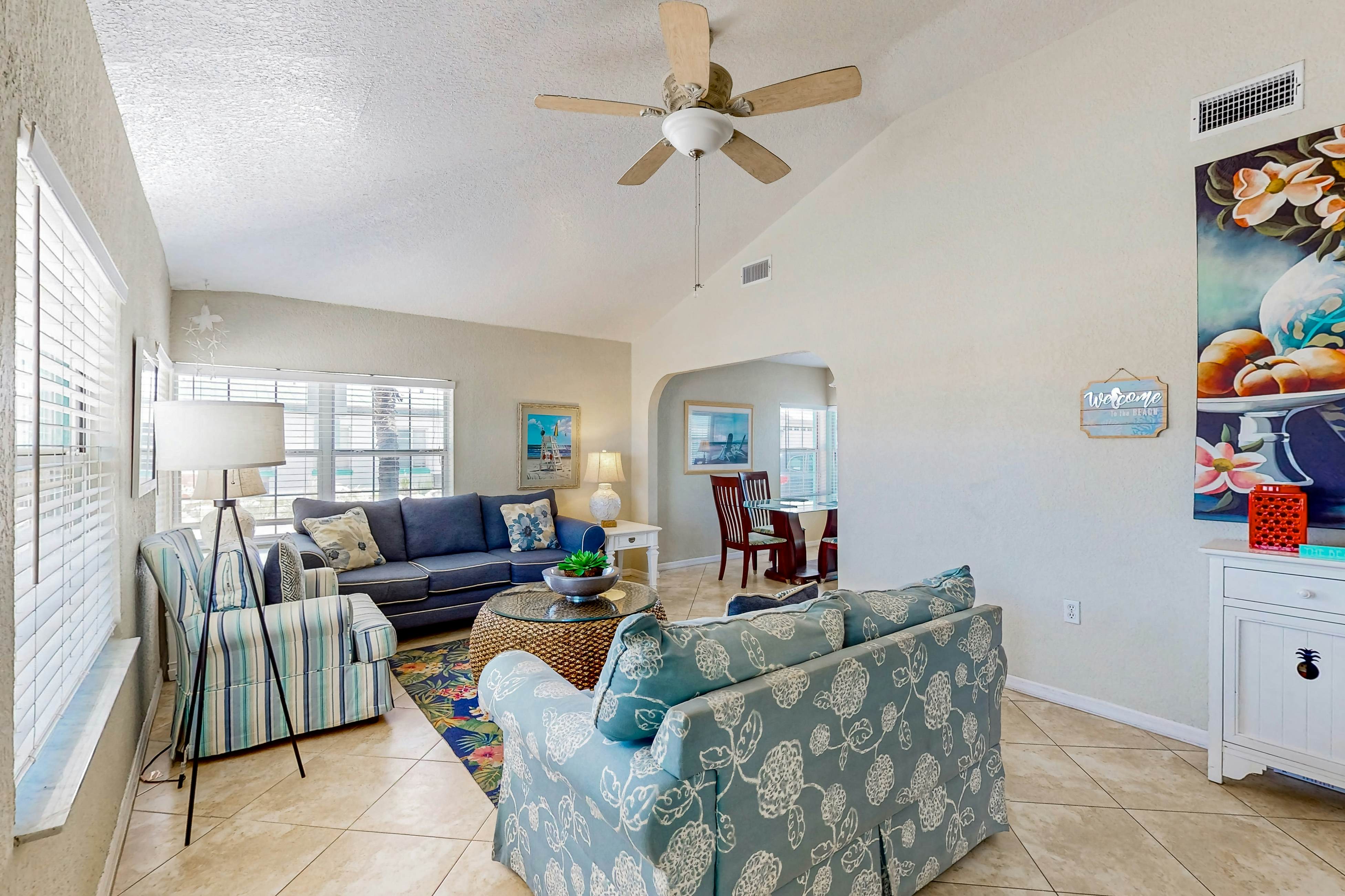 Treasure Island paradise with pool & Gulf-view deck - steps to Sunset Beach