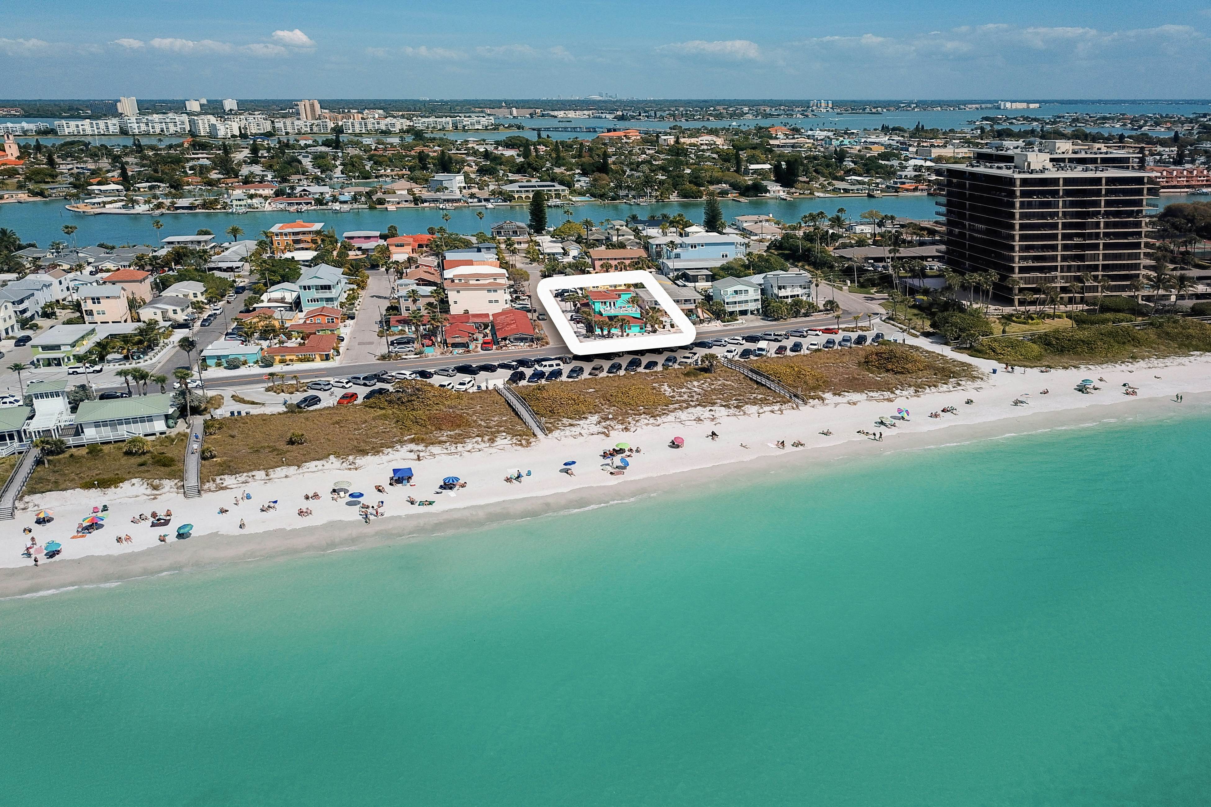 Treasure Island paradise with pool & Gulf-view deck - steps to Sunset Beach