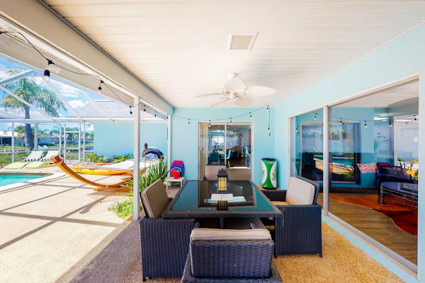 Dog friendly house with water view dock and beach access snowbirds welcome