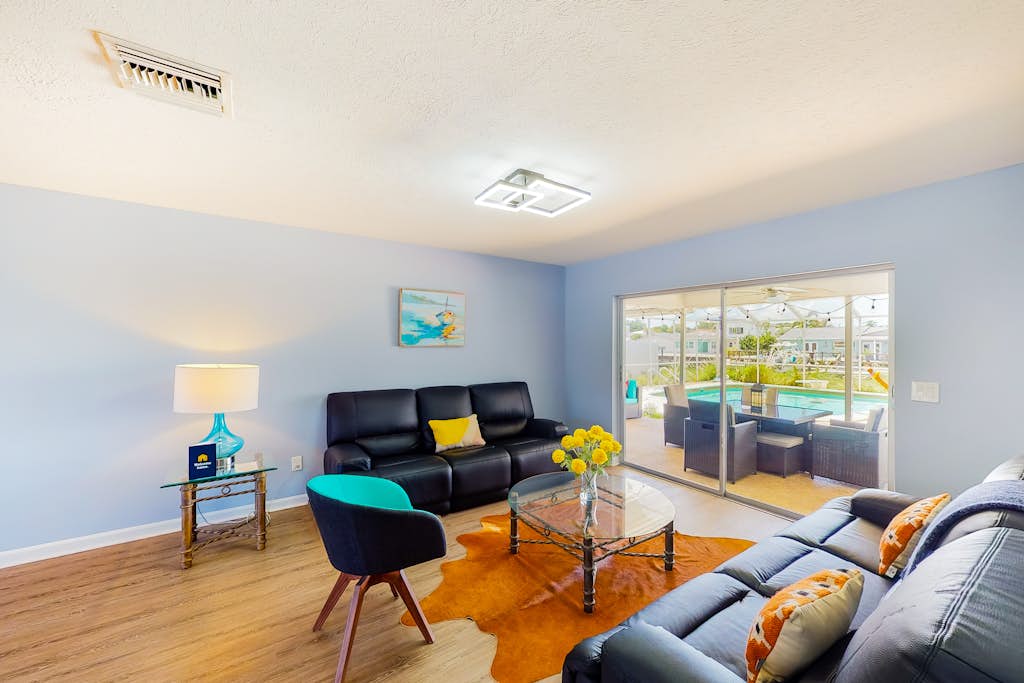 Dog friendly house with water view dock and beach access snowbirds welcome