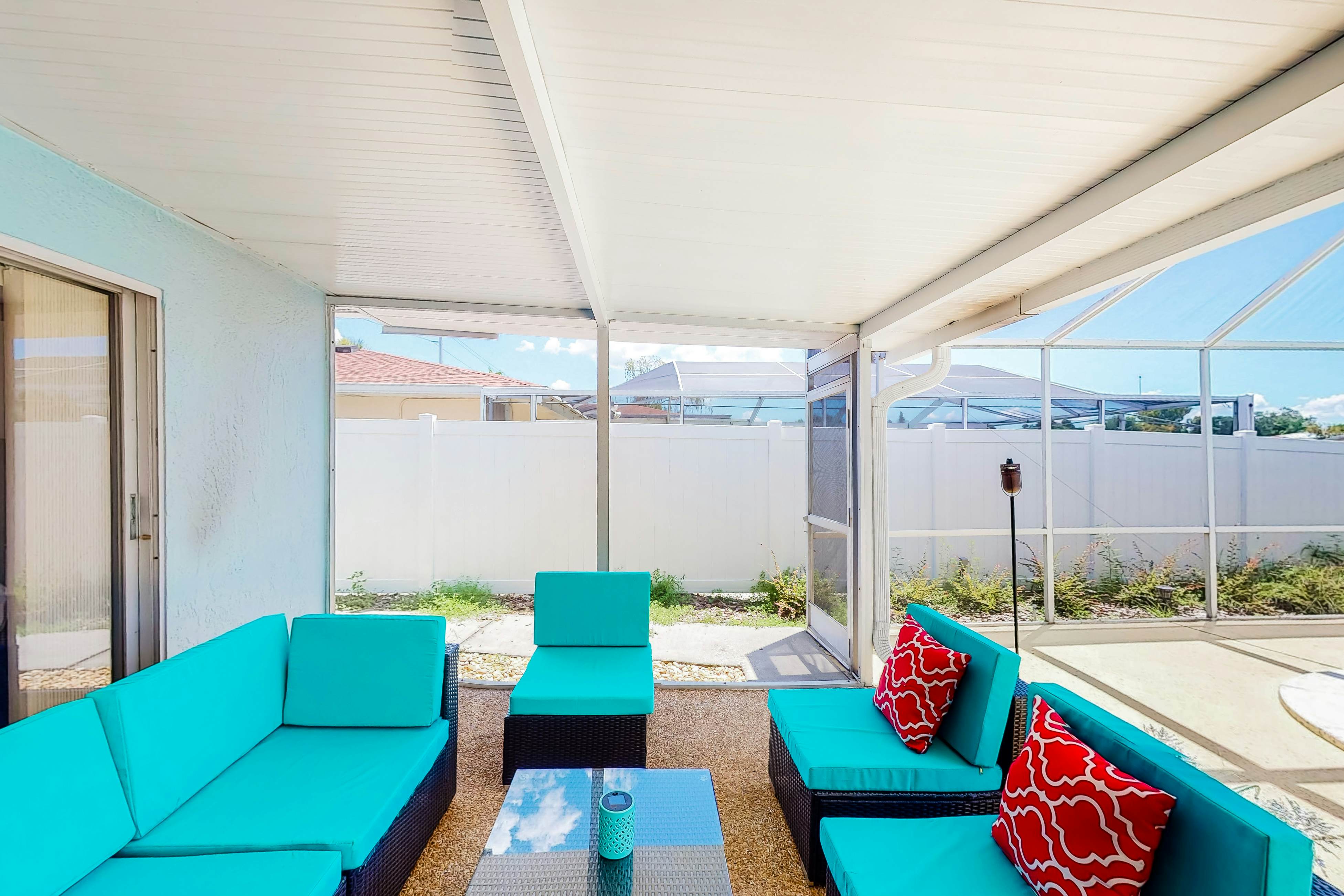 Dog-friendly house with water view, dock, & beach access - snowbirds welcome