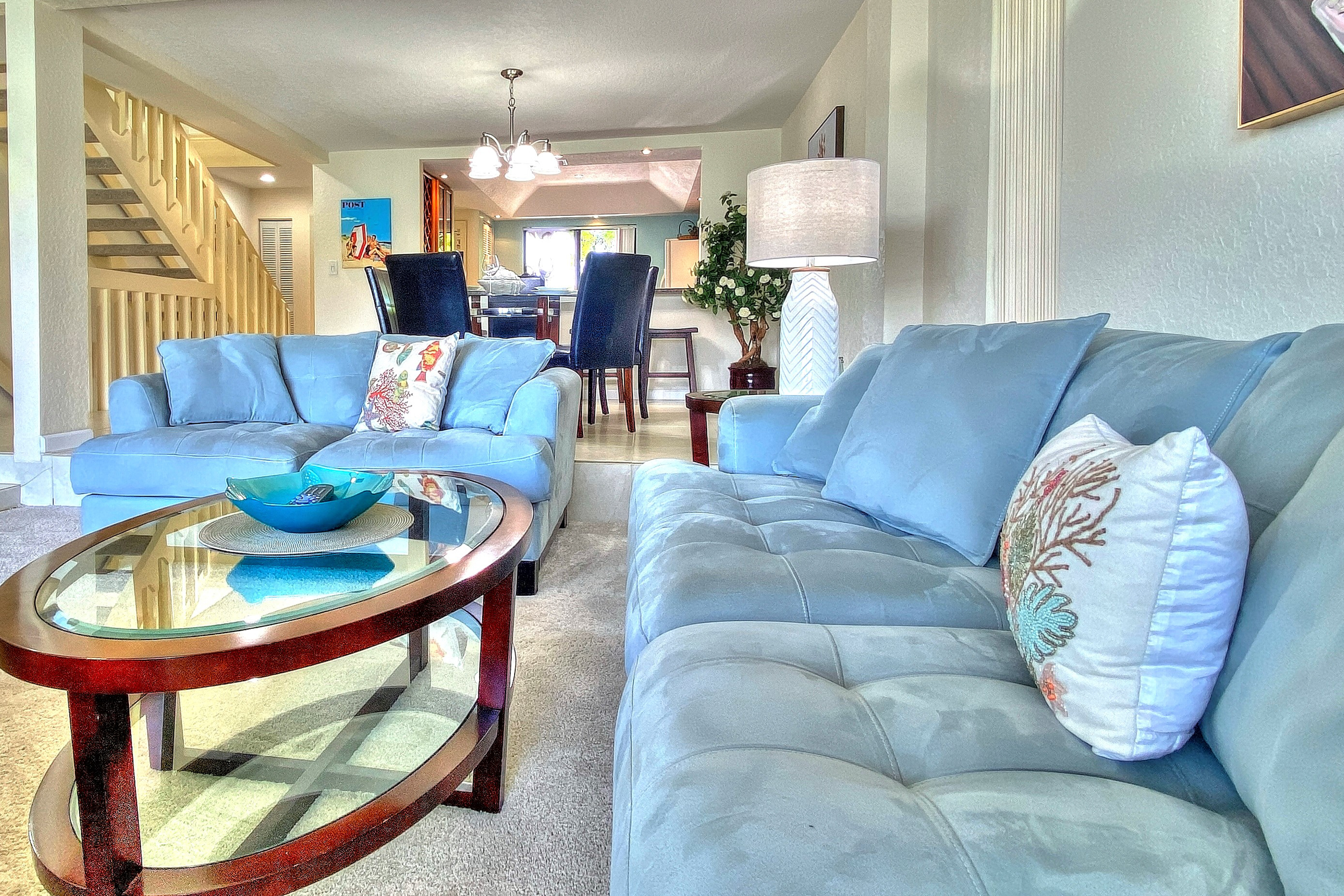 Coastal condo with multiple balconies and dock intracoastal waterway views