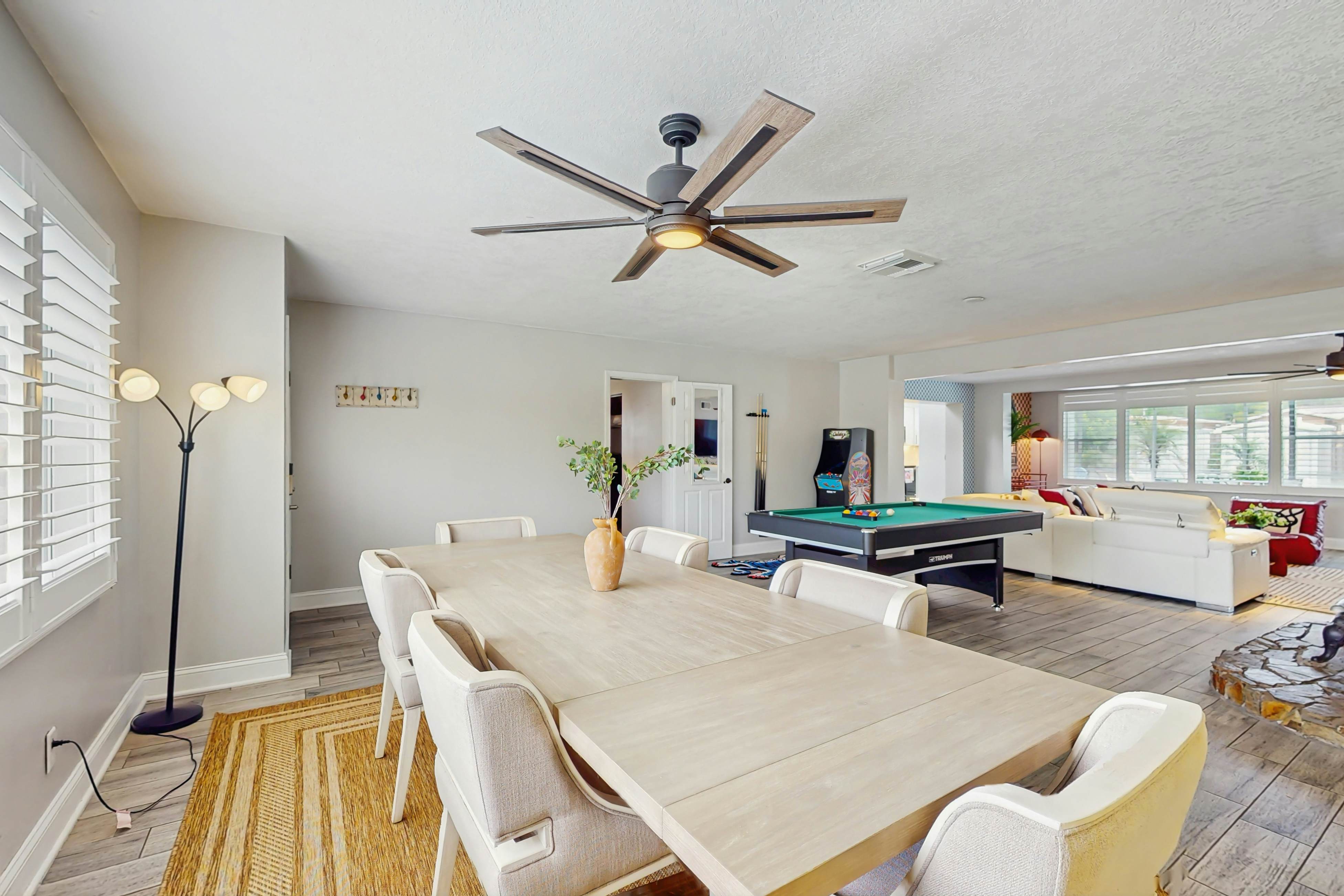 Spacious family friendly pool home with hot tub and game room, near Gulf beaches