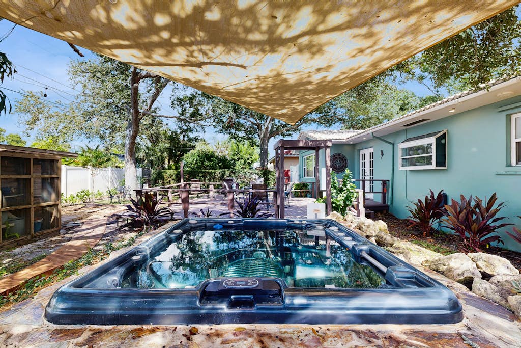 Blue Palm House