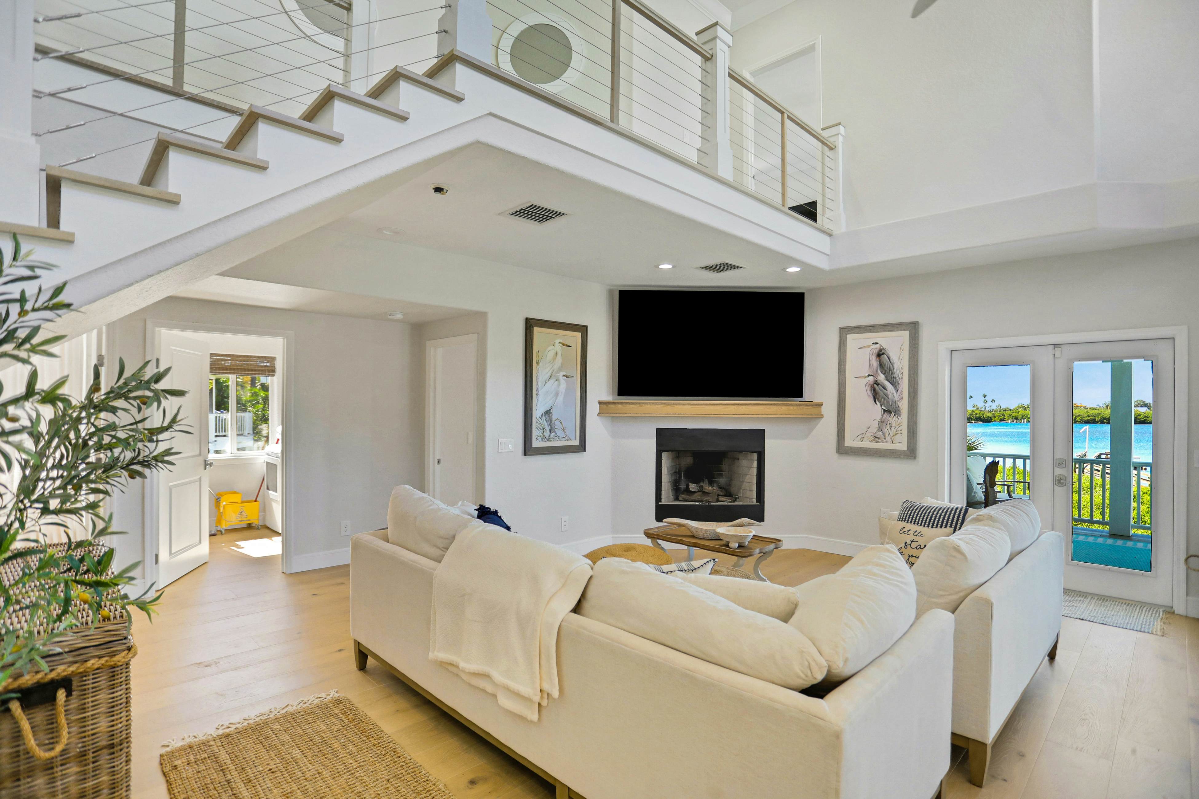 Luxurious waterfront home w pool game room dock