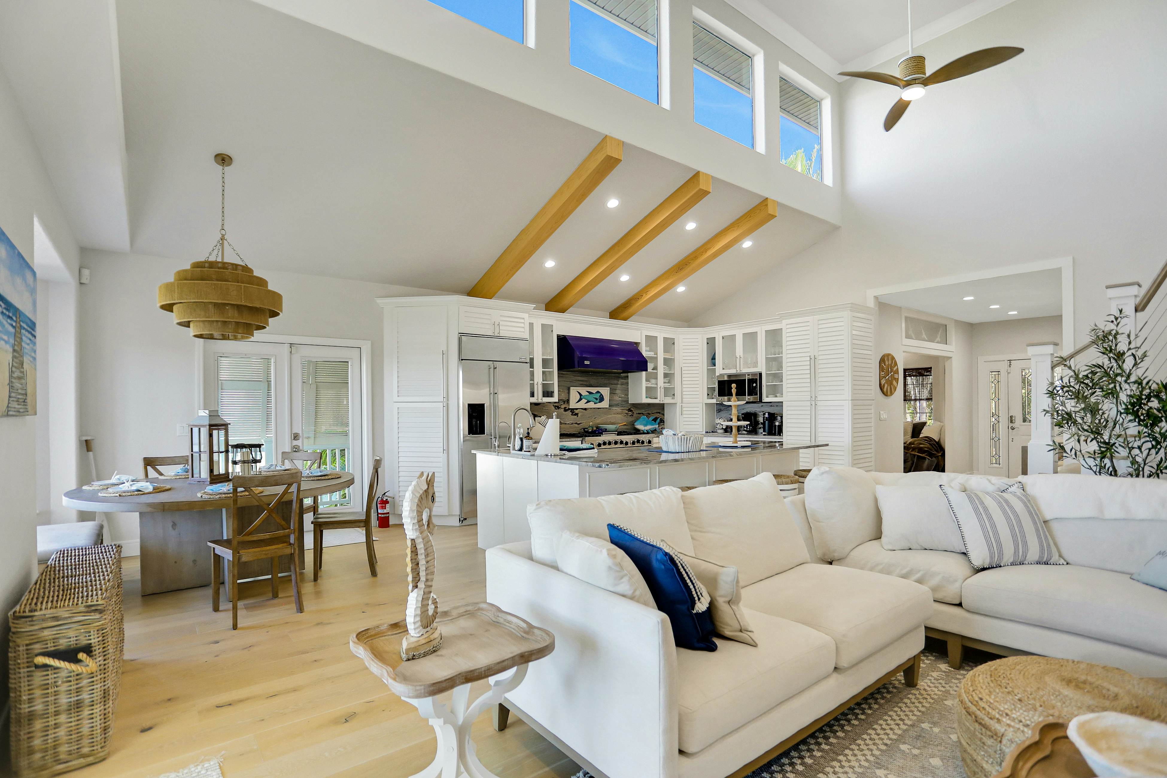 Luxurious waterfront home w pool game room dock