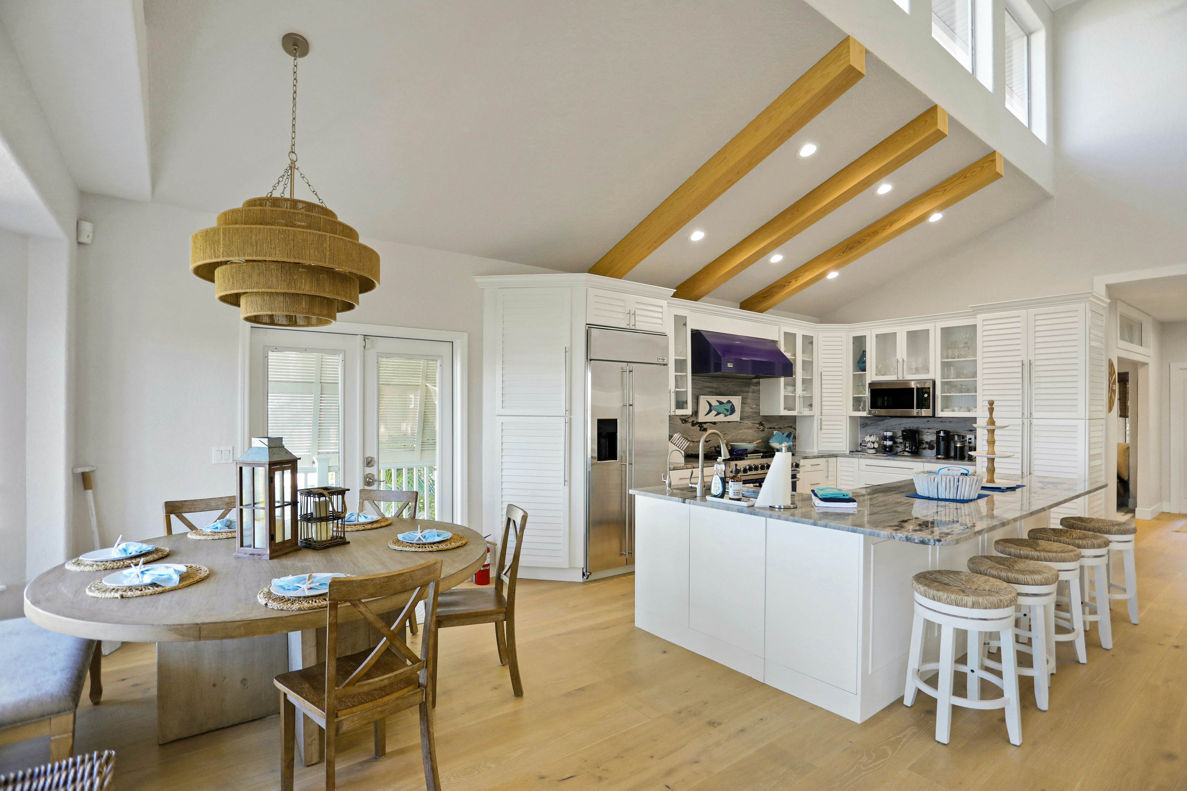 Luxurious waterfront home w pool game room dock