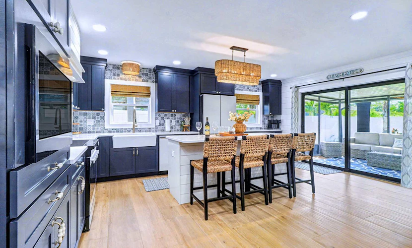 Island getaway steps from the beach