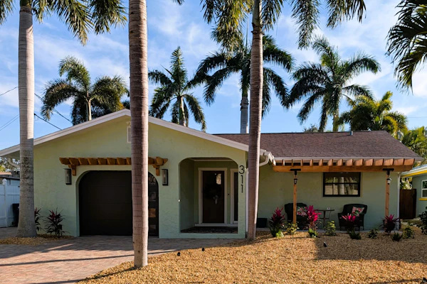 Island getaway steps from the beach