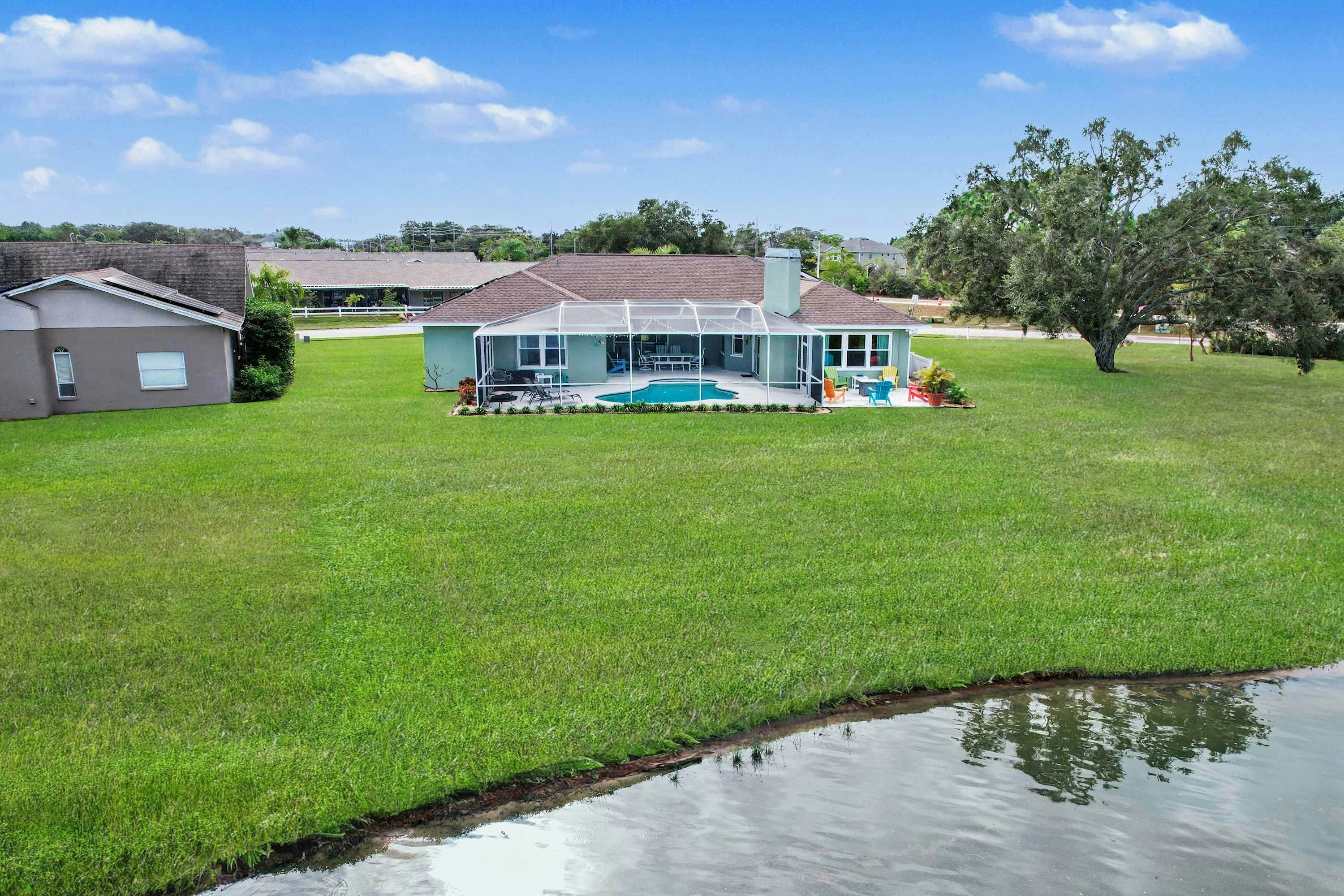Palm Harbor Retreat with Pool, Firepit, Pool Table & Pet-Friendly