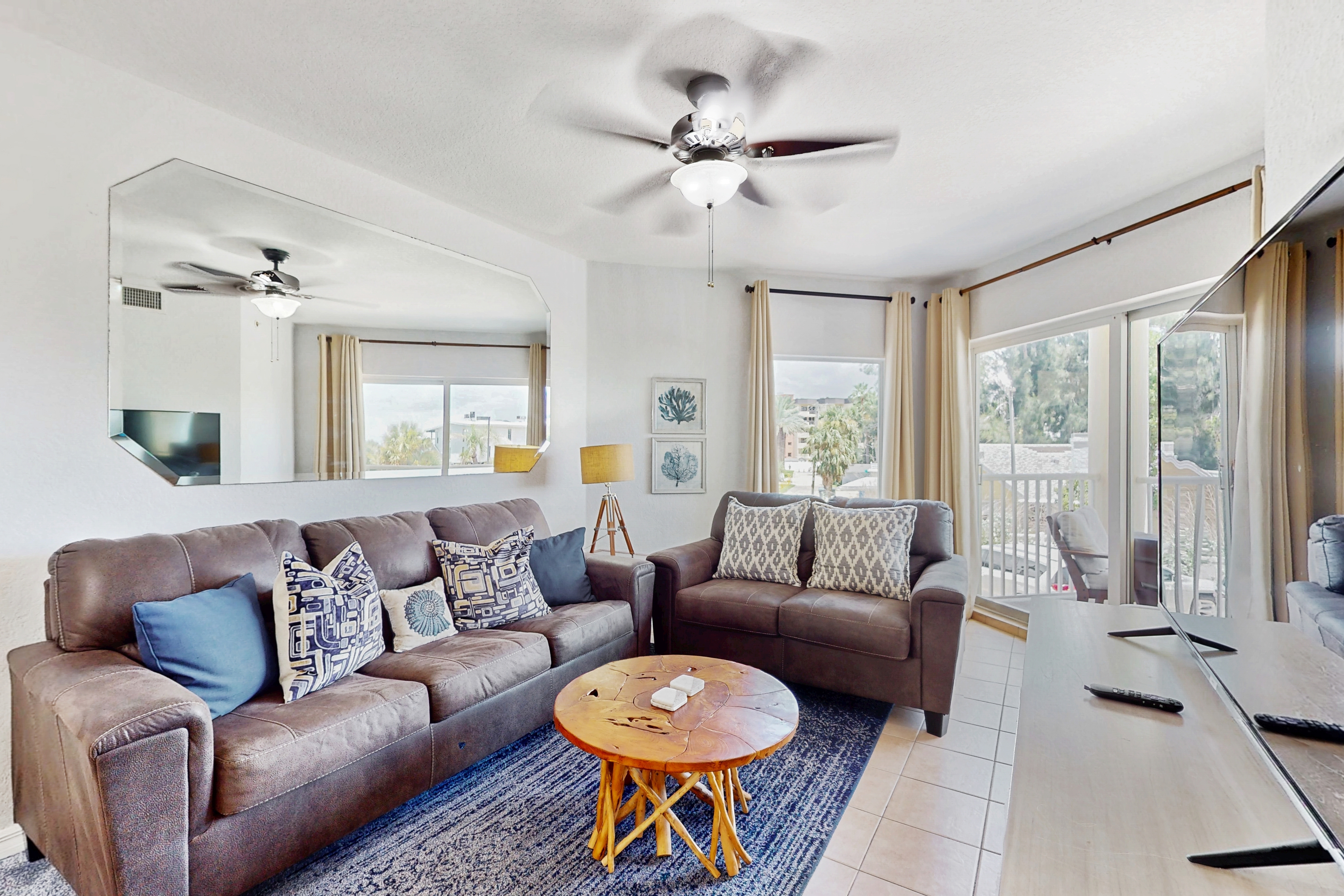 Second floor condo with beach access balcony pool hot tubs and ping pong