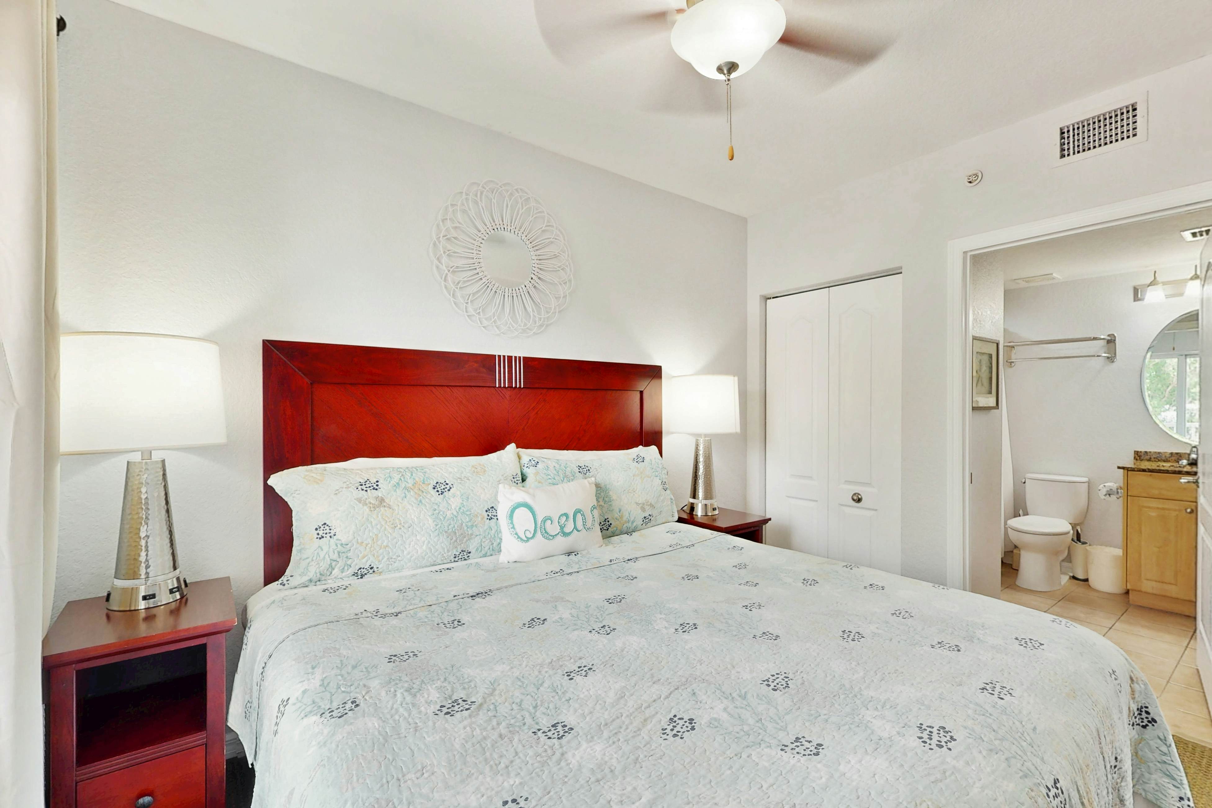 Second-floor condo with beach access, balcony, pool, hot tubs, and ping-pong