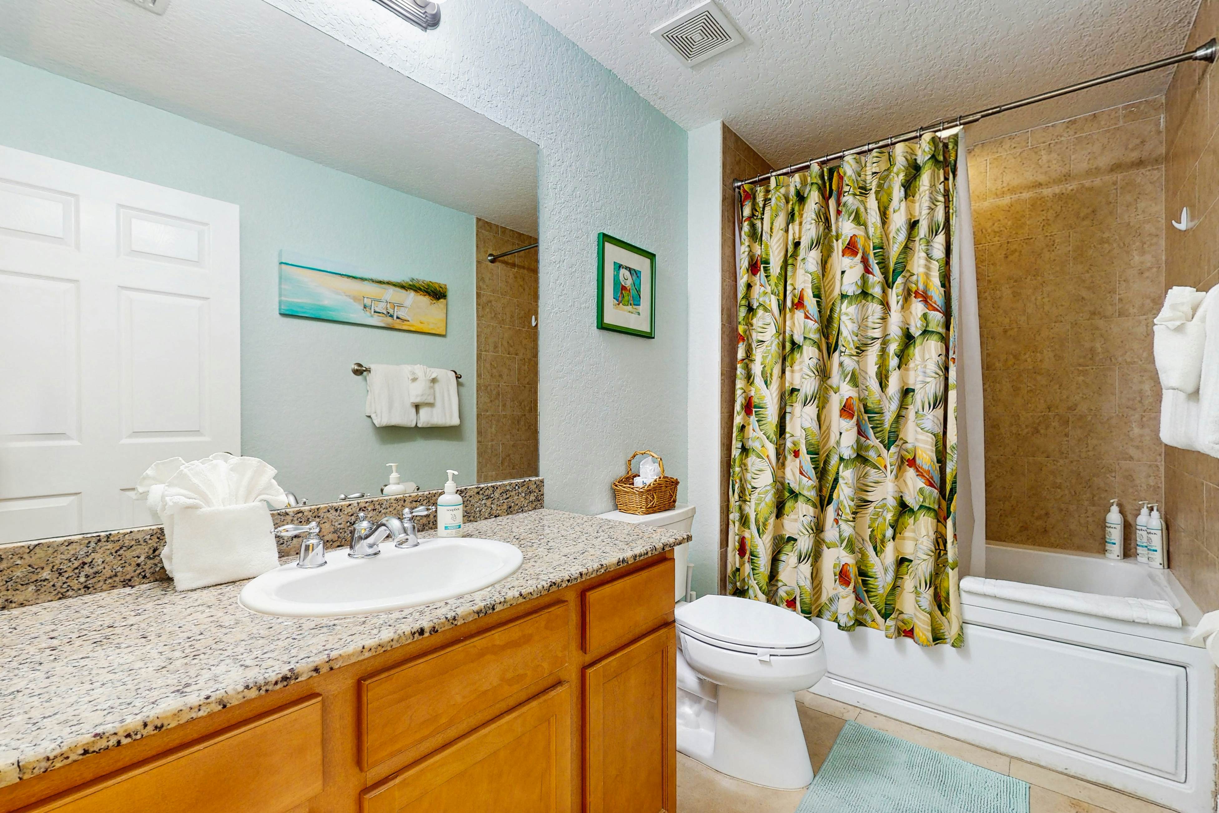 Water-view condo with pool, hot tub, pier, private balcony, AC, & washer/dryer