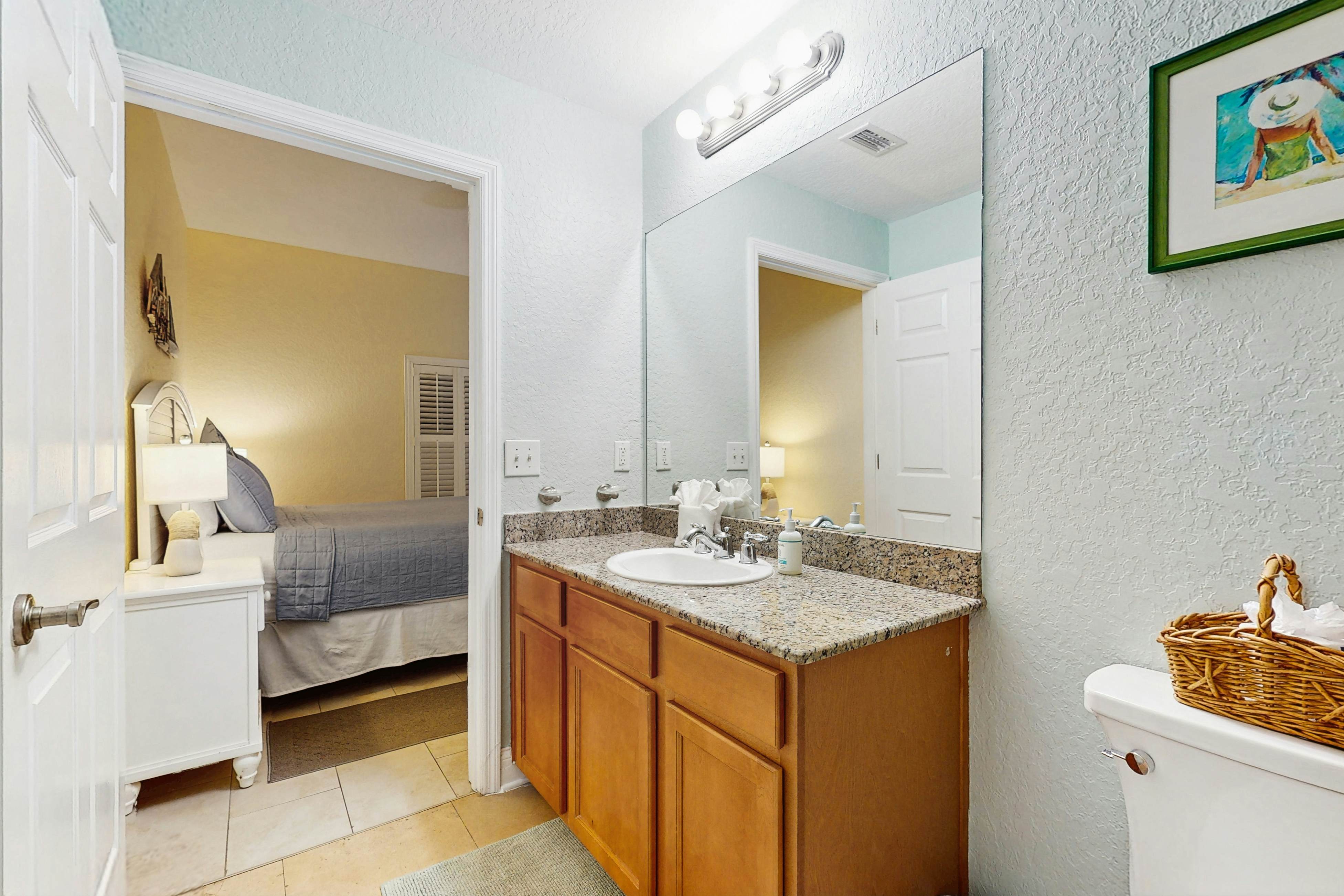 Water-view condo with pool, hot tub, pier, private balcony, AC, & washer/dryer