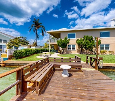 Bayfront 2nd floor condo in great location with water views dock WD balcony