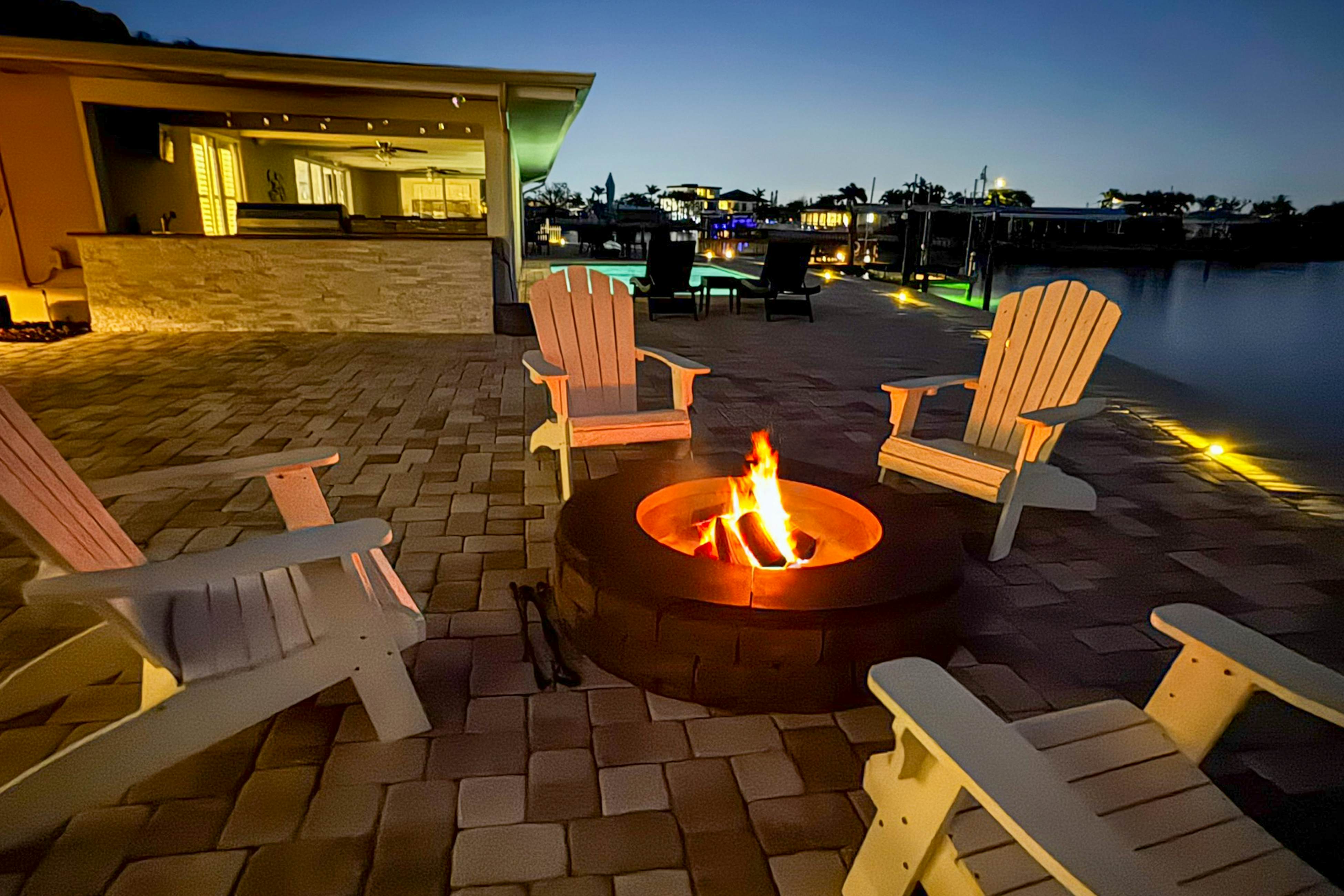 Chic waterfront retreat with private pool & outdoor kitchen - near the beach