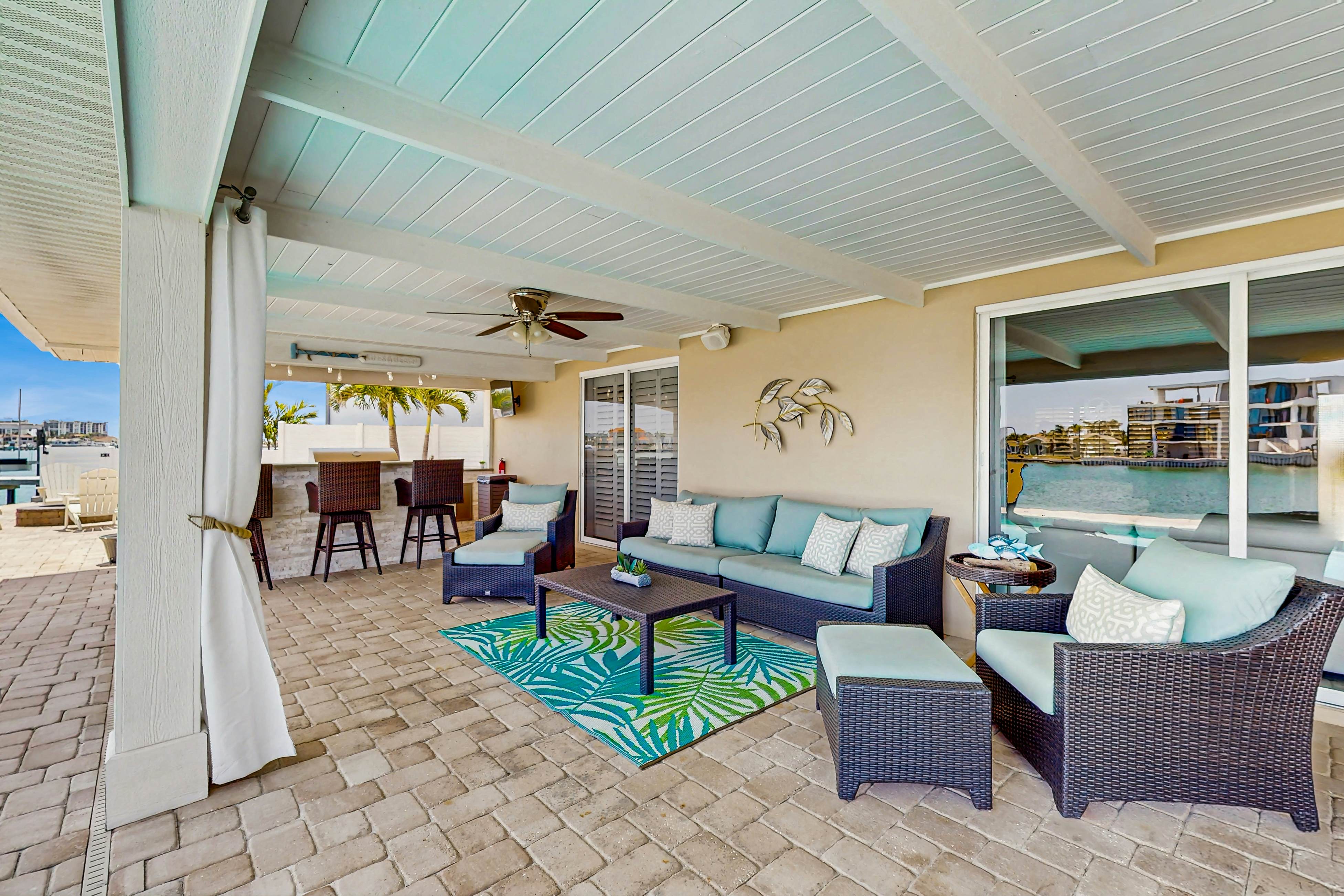 Chic waterfront retreat with private pool & outdoor kitchen - near the beach