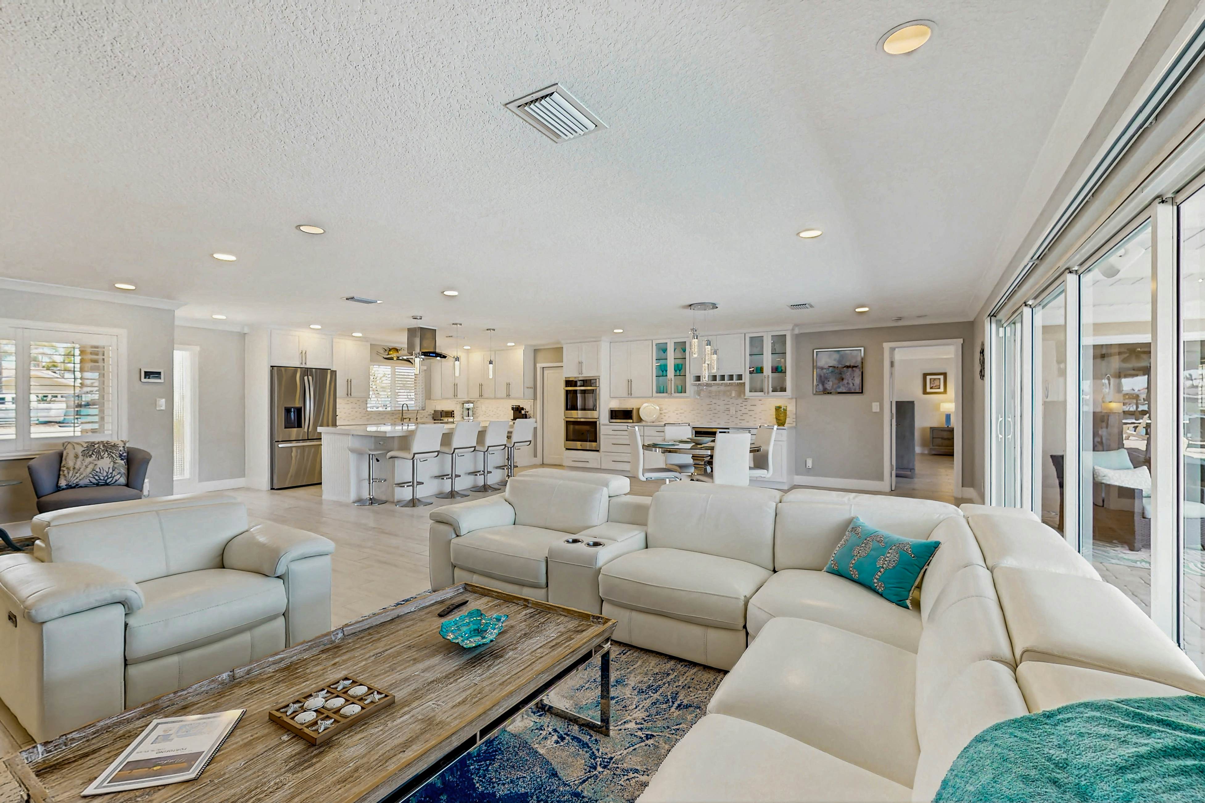 Chic waterfront retreat with private pool & outdoor kitchen - near the beach