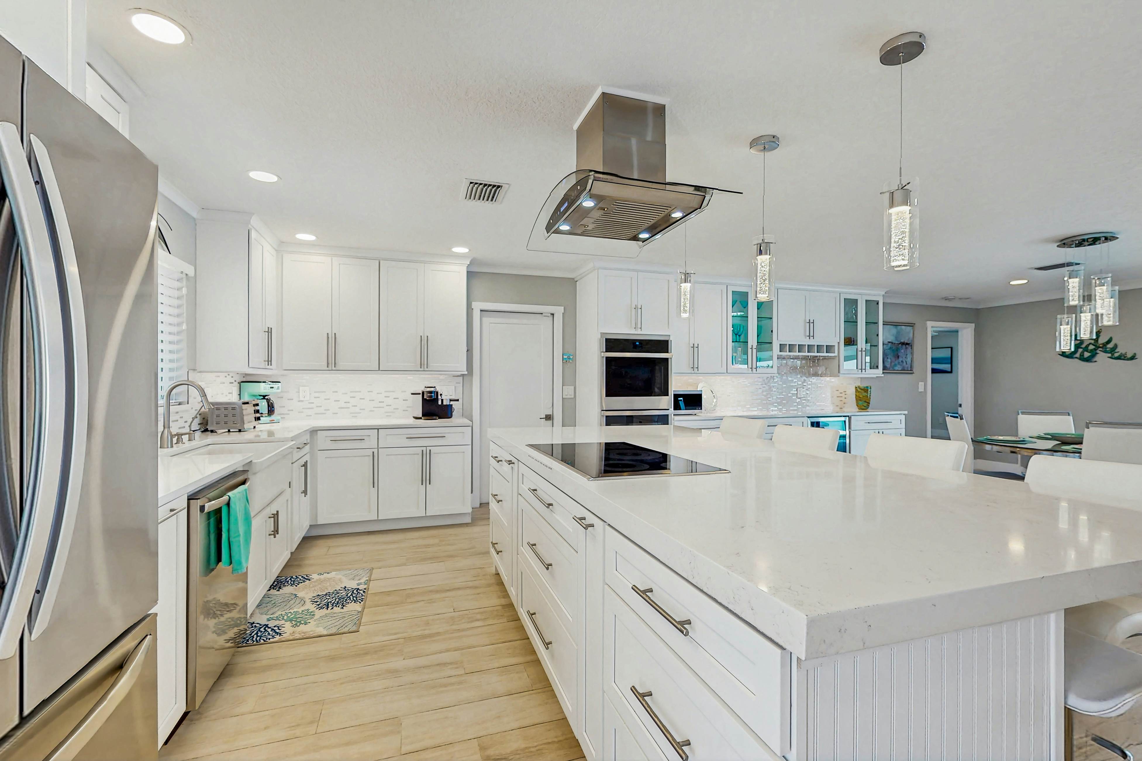 Chic waterfront retreat with private pool & outdoor kitchen - near the beach