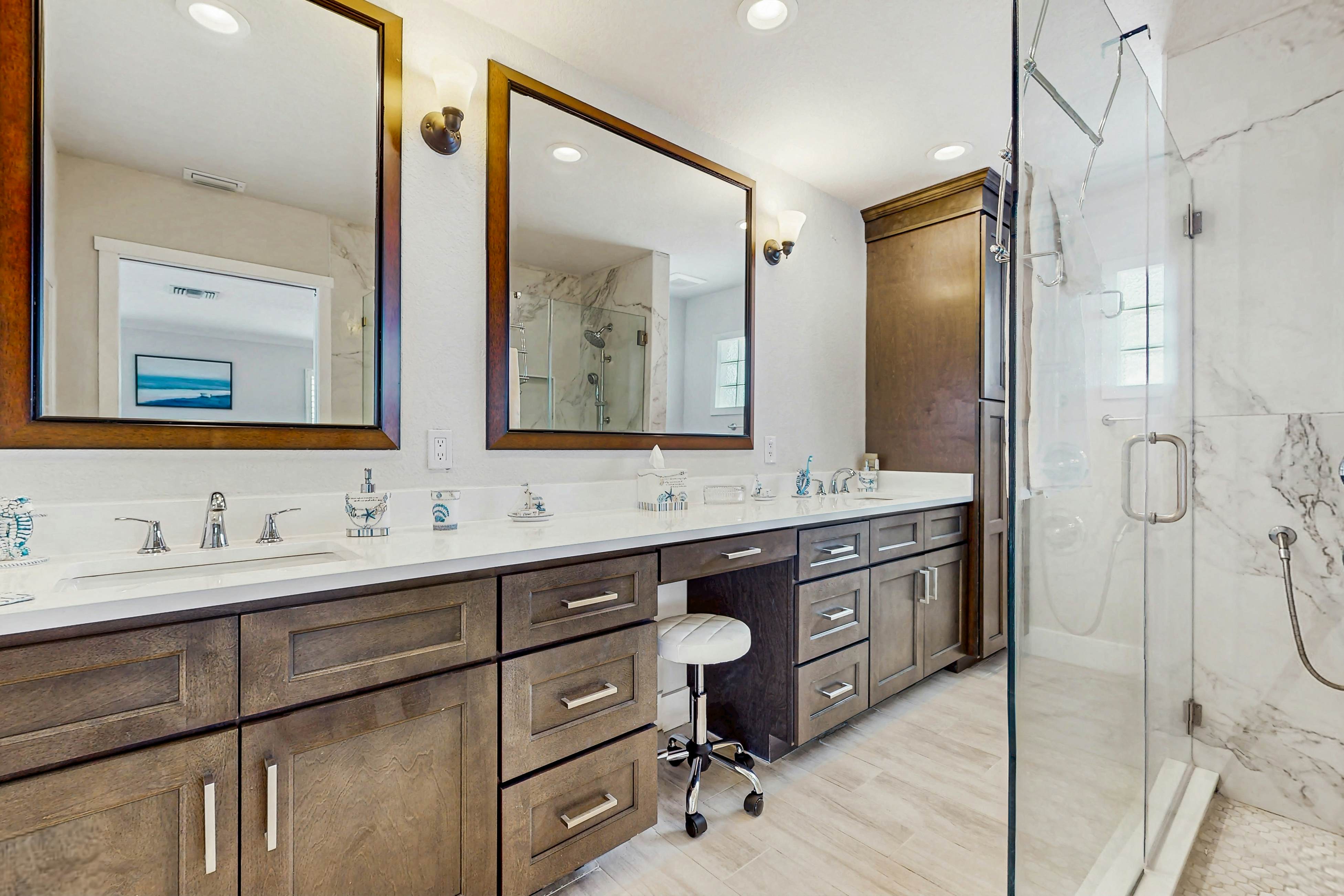 Chic waterfront retreat with private pool & outdoor kitchen - near the beach