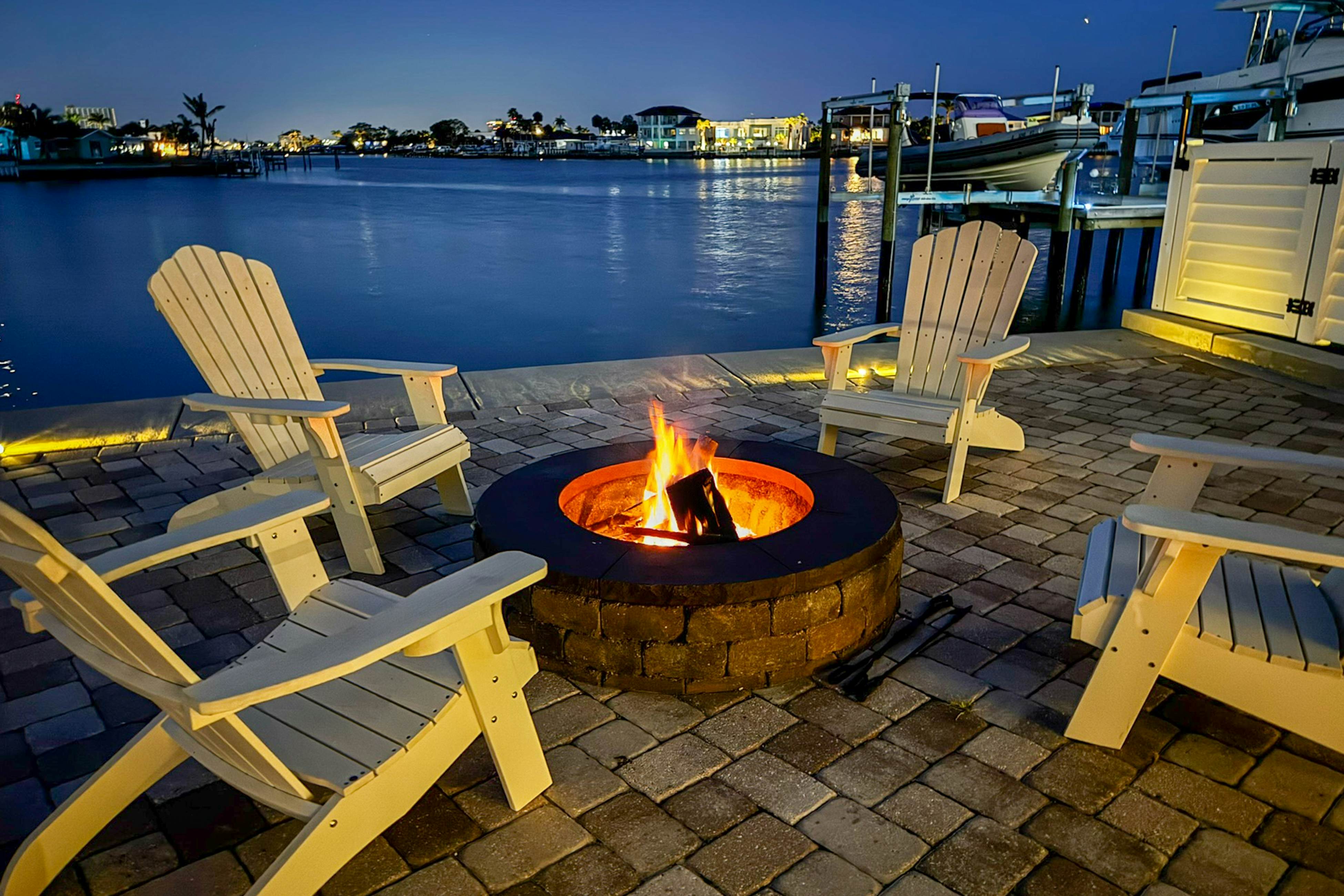 Chic waterfront retreat with private pool & outdoor kitchen - near the beach