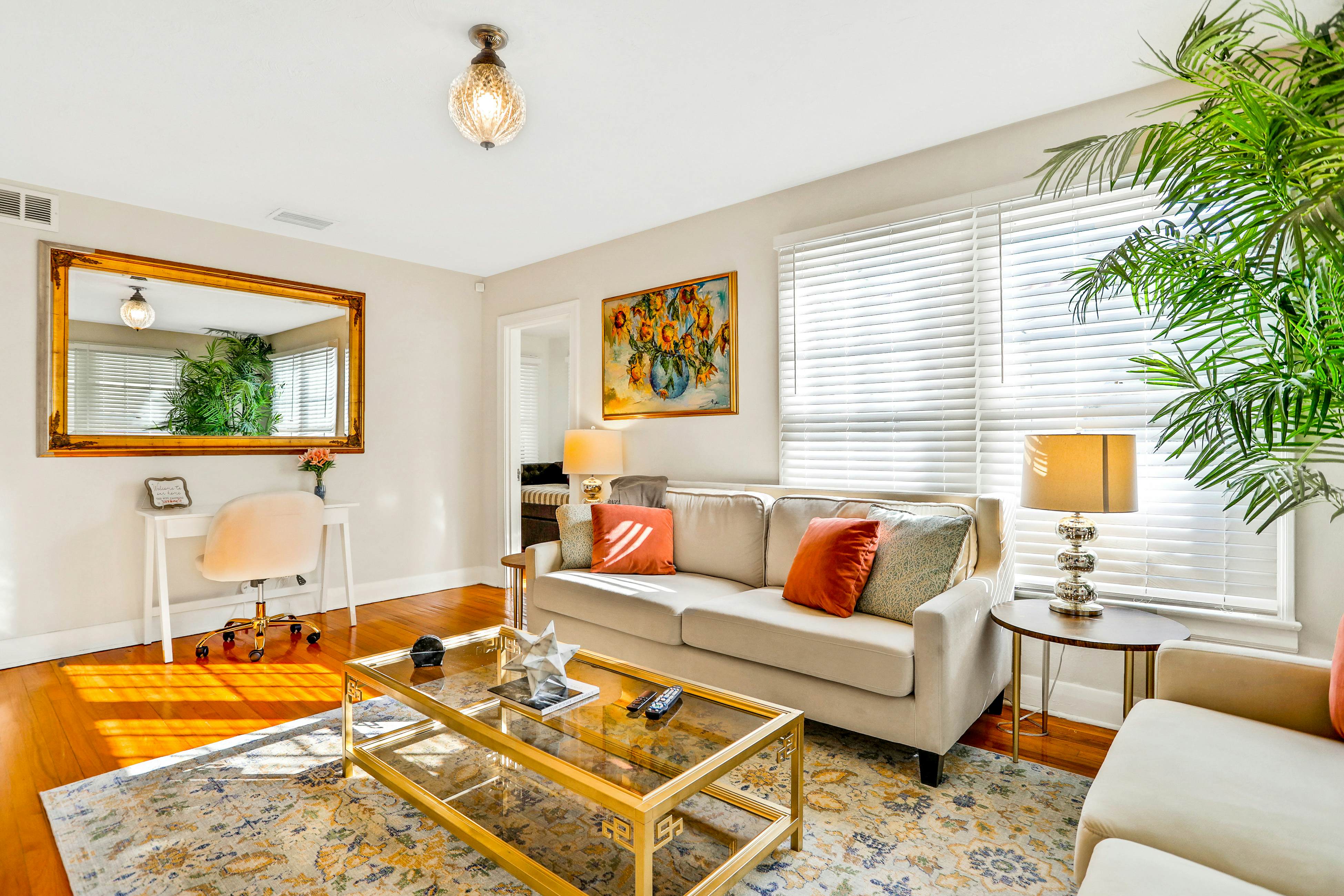 Sunny, dog-friendly central cottage with fenced yard & updated interior