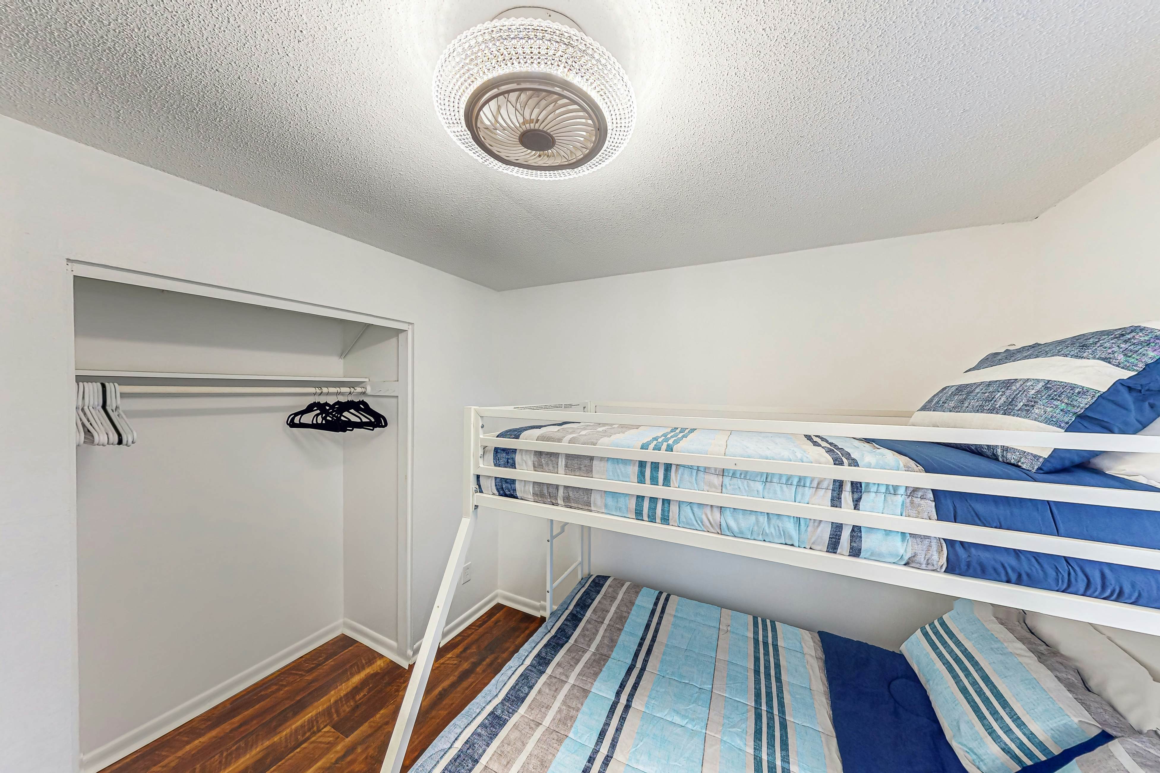 Conveniently located home with private pool, patio, foosball, & private W/D