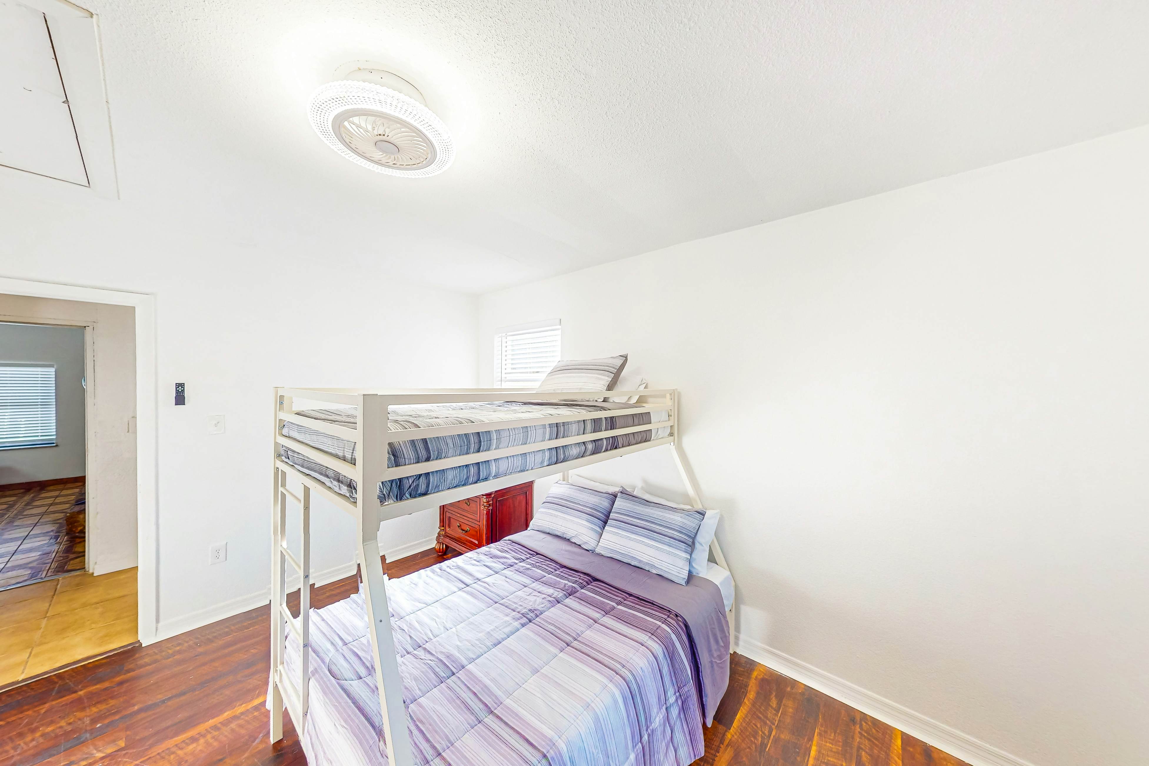 Conveniently located home with private pool, patio, foosball, & private W/D