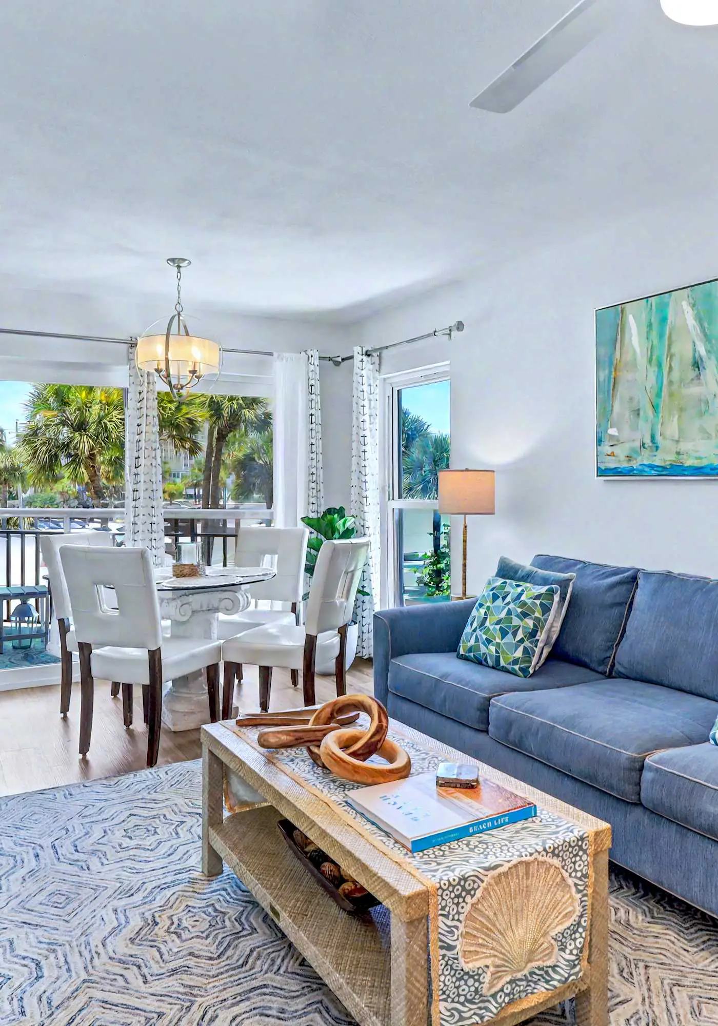 Contemporary gem on the Gulf Coast with balcony and WD walk to beach and shops