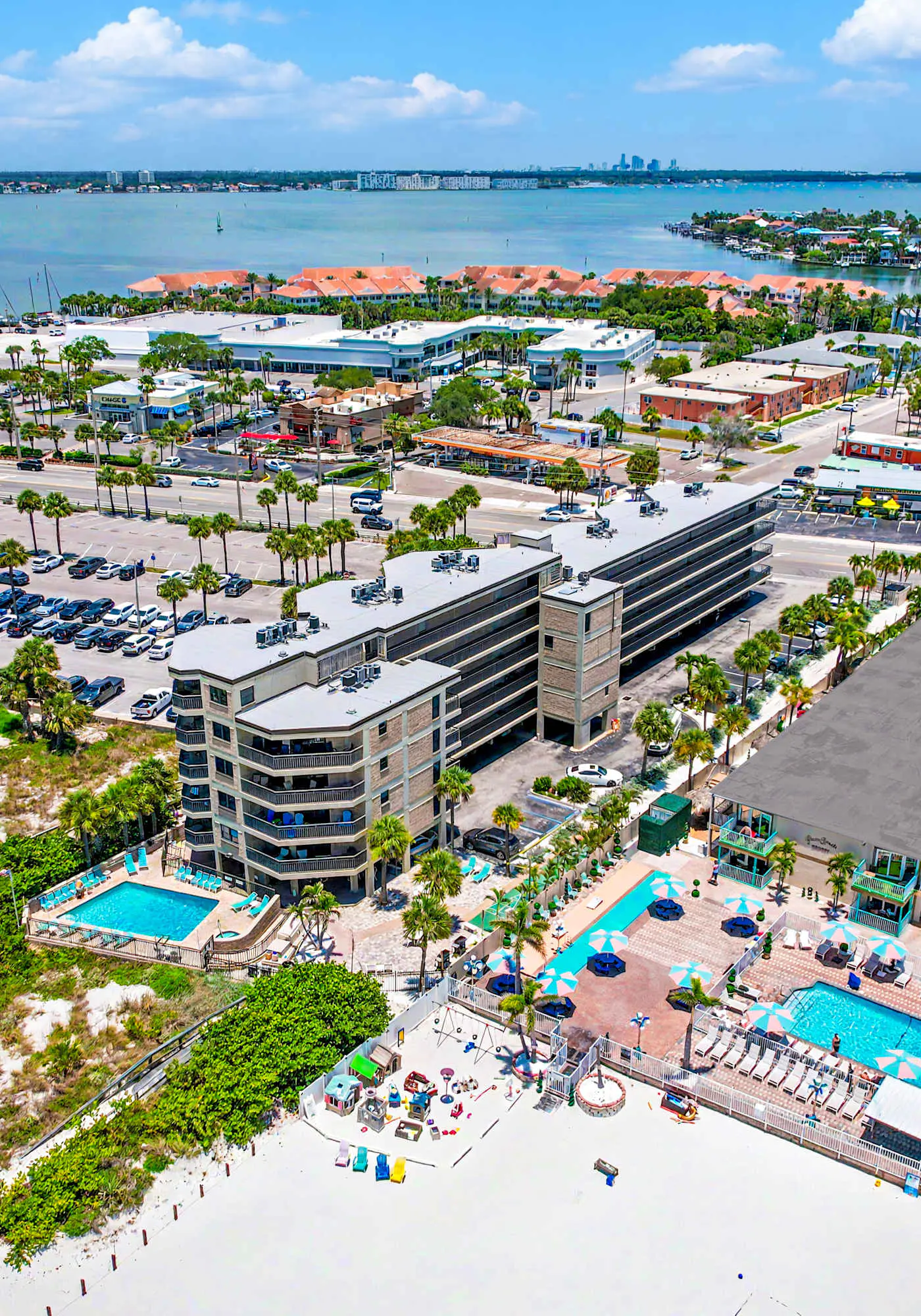 Contemporary gem on the Gulf Coast with balcony and WD walk to beach and shops