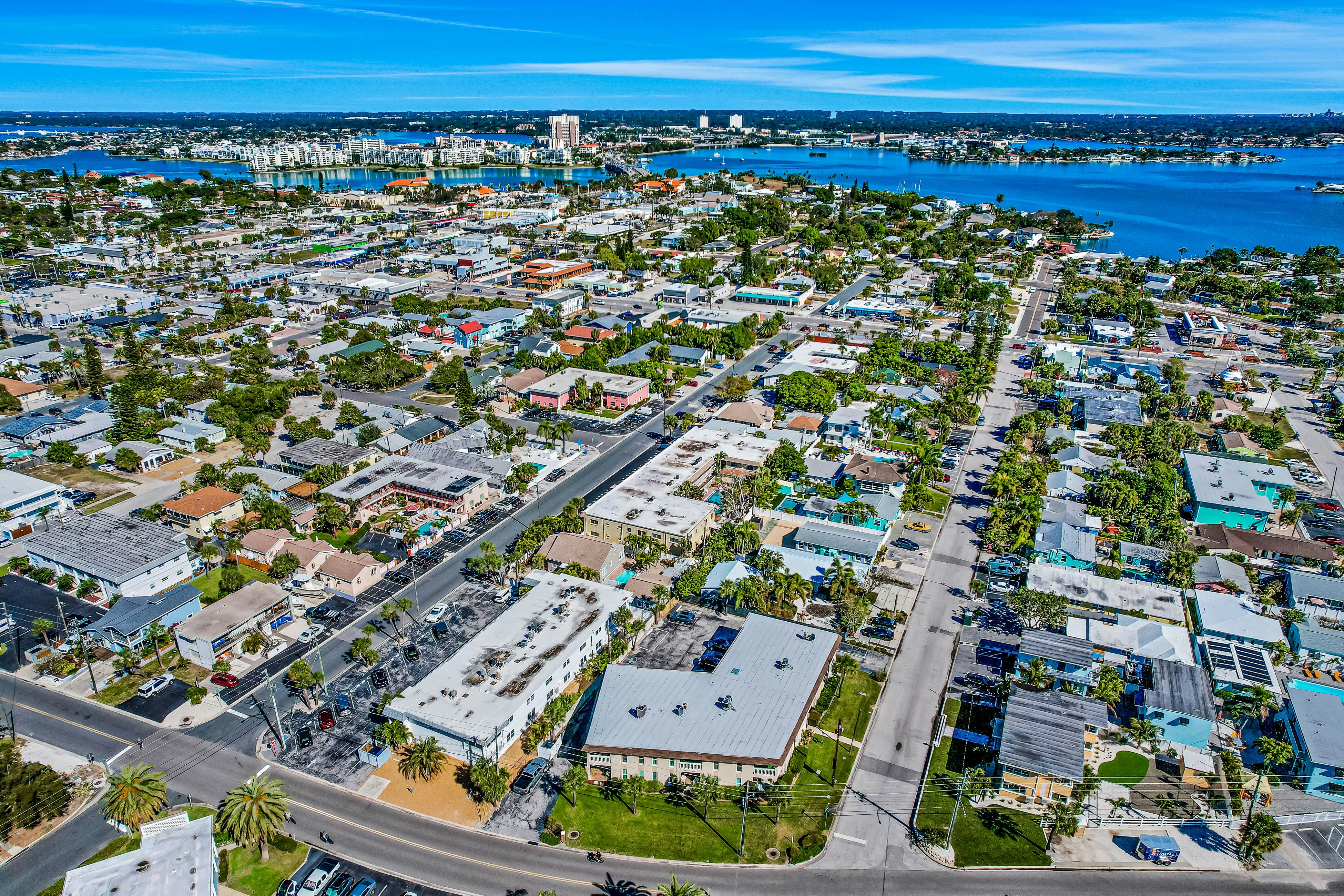 Ground-floor getaway with a heated pool & central AC - walk to the beach