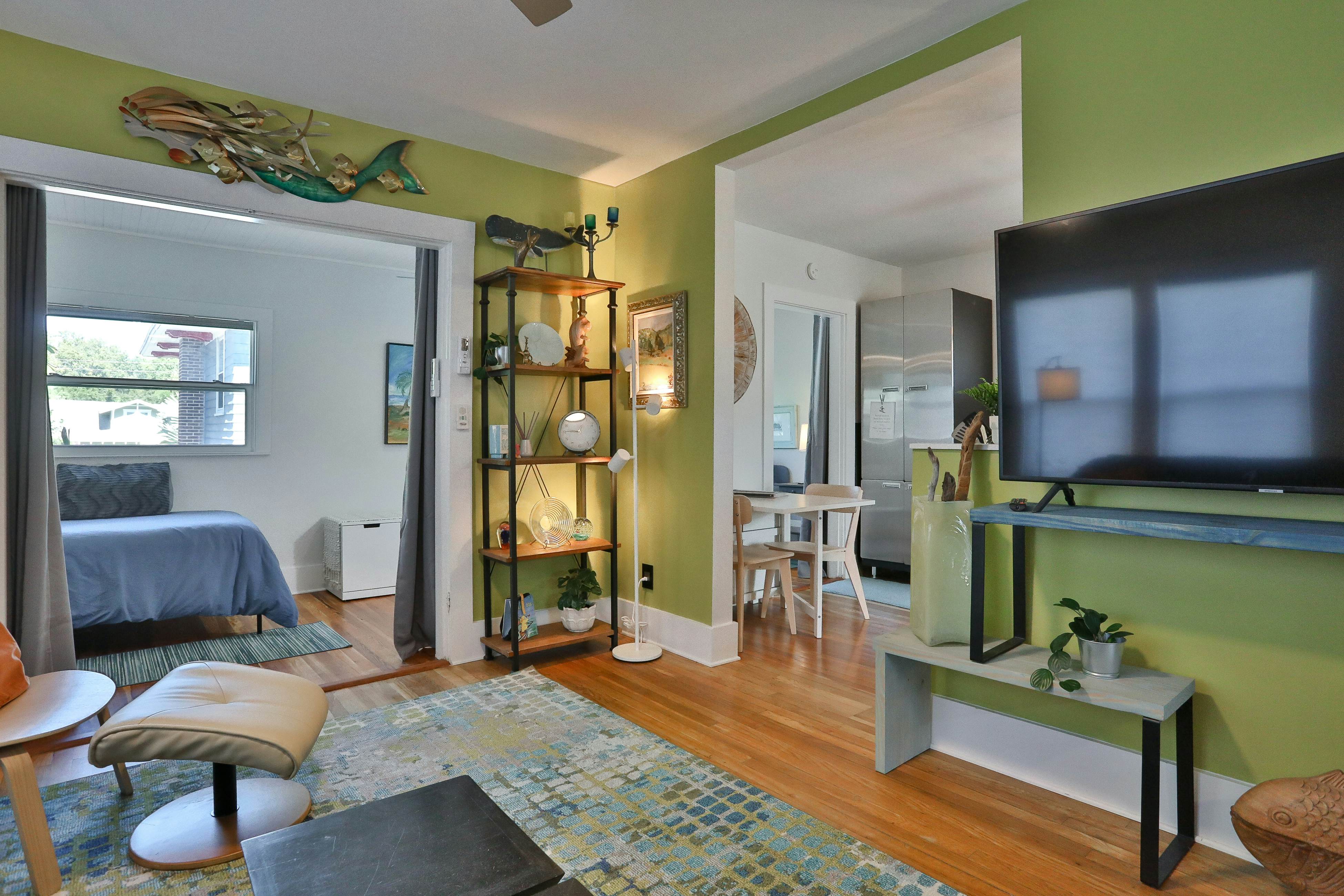 Dog-Friendly Second-Floor Retreat with WiFi, Private Patio, & Great Location